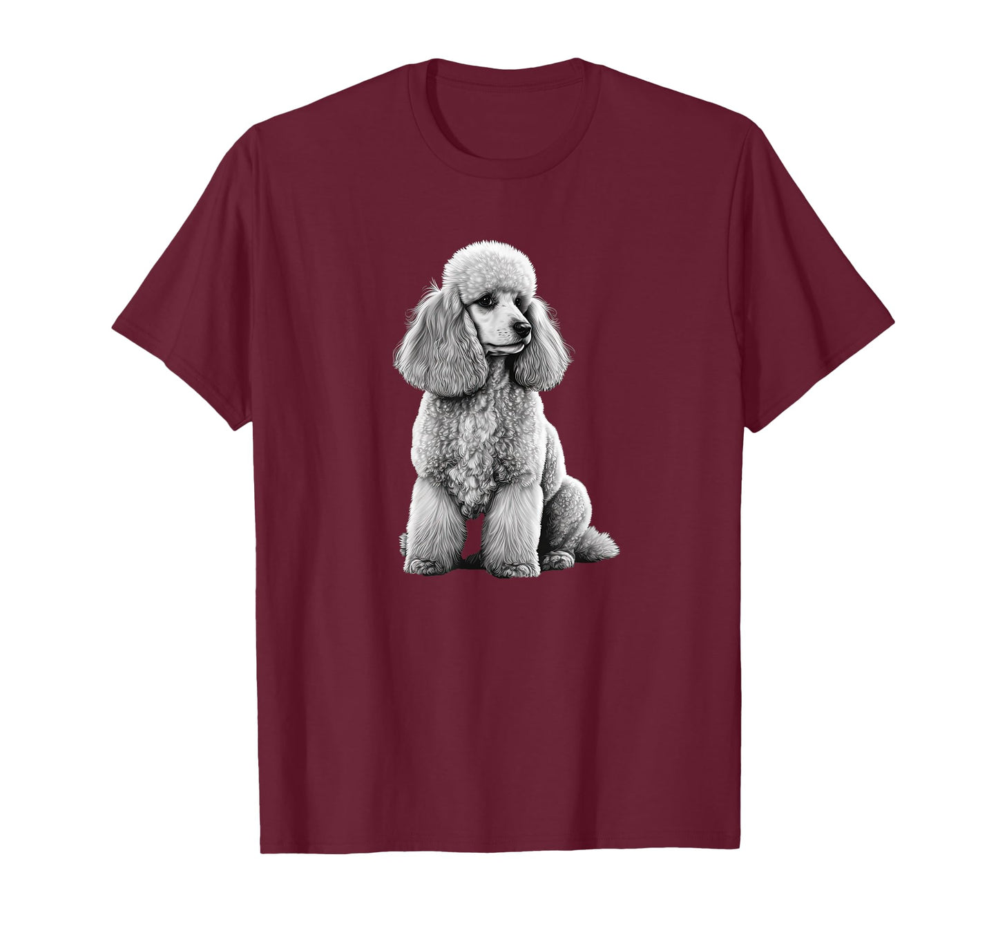 Funny Poodle Dog Miniature Poodle Toy Poodle T-Shirt for Men Women Kids