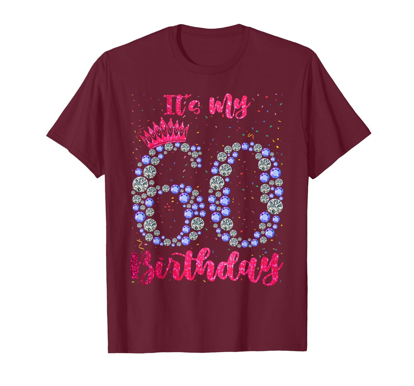 60 It's My Birthday 1962 60Th Birthday For Womens T-Shirt