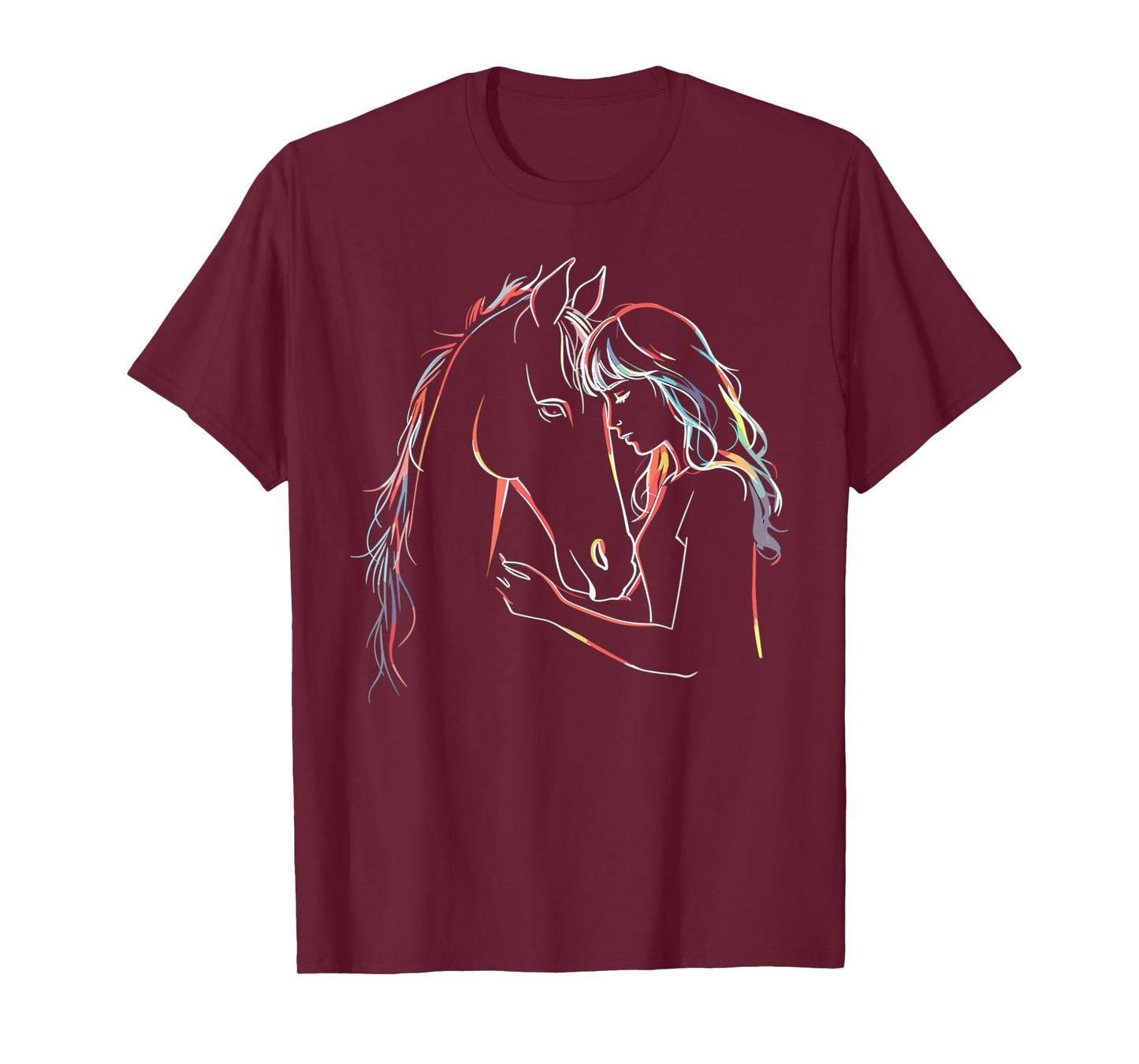 Horse Lover Horseback Riding Equestrian For Girls T-Shirt