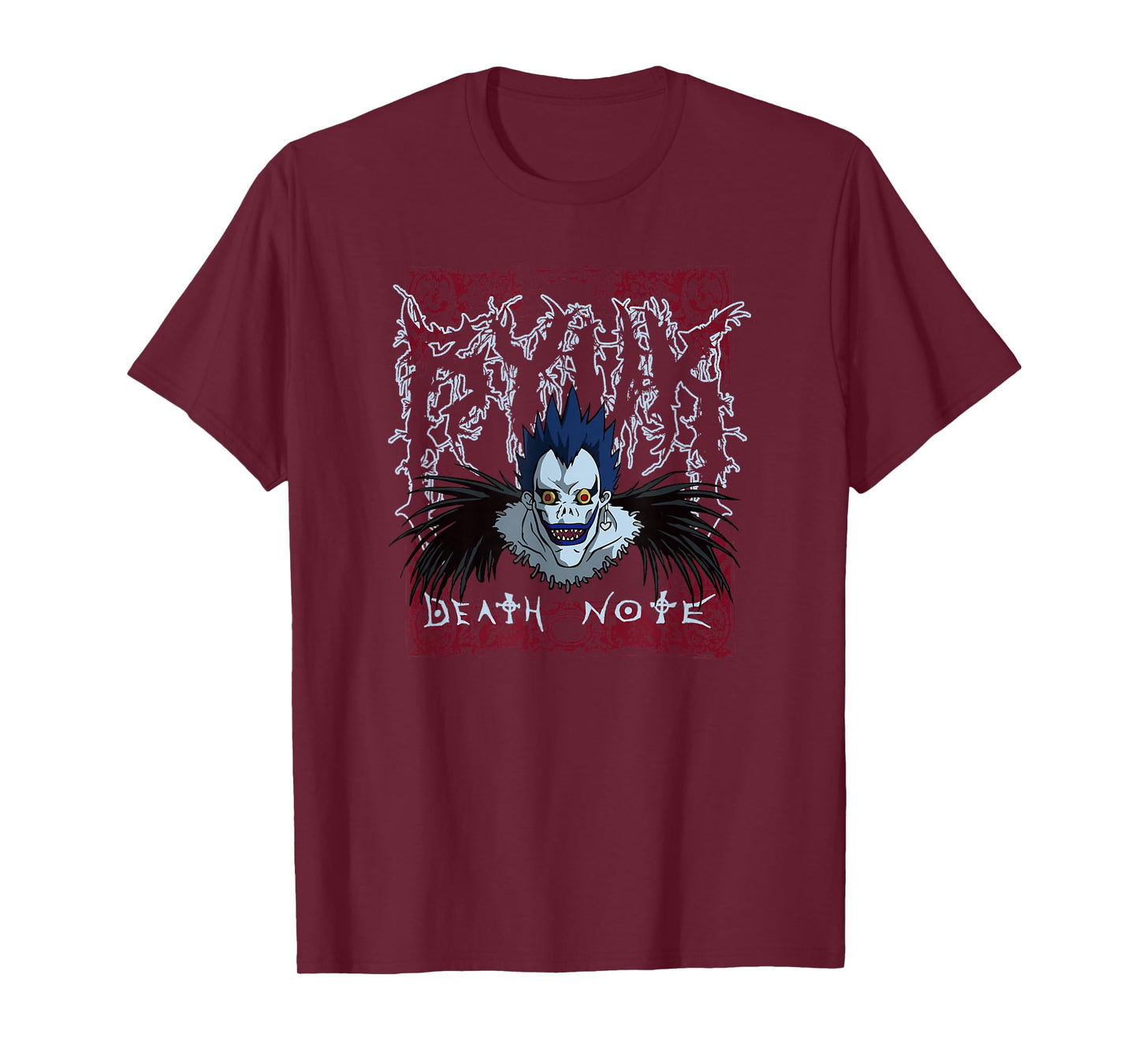 Death Note Heavy Metal Shinigami Ryuk Anime T-Shirt