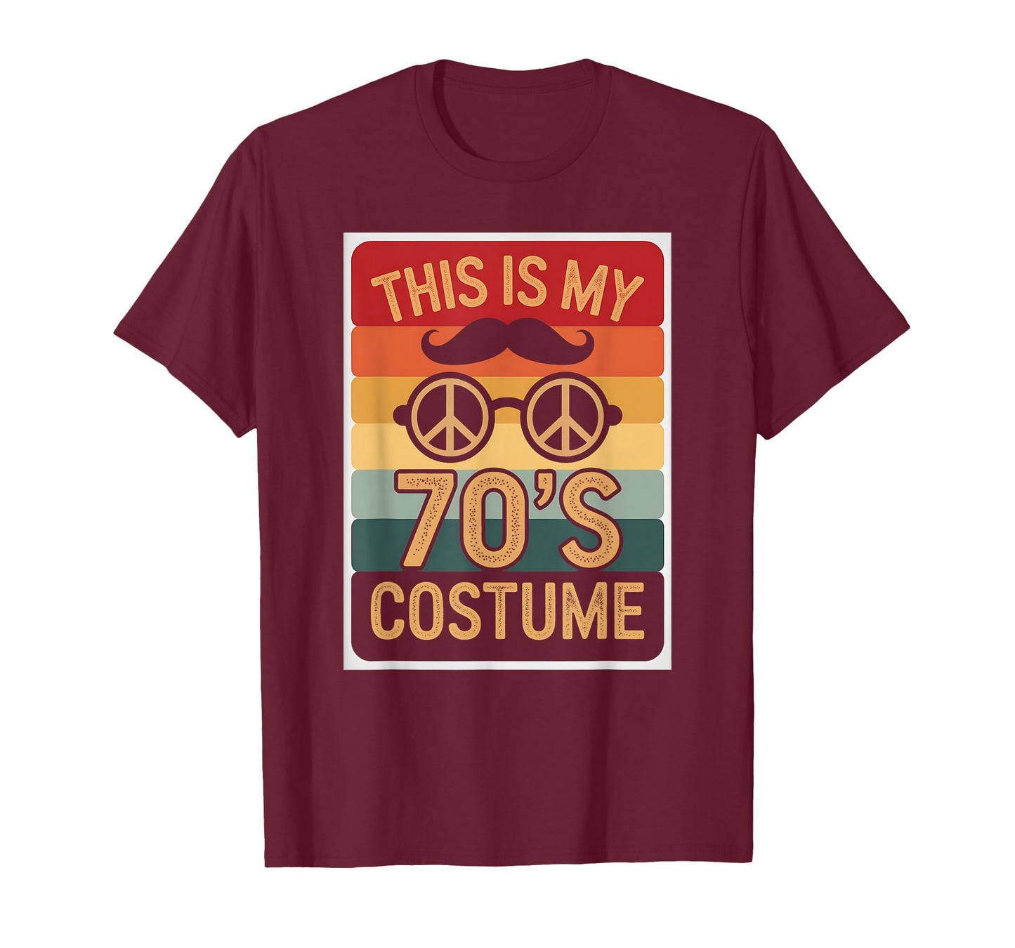 This Is My 70s Costume 70 Styles Men 70's Disco 1970s Outfit T-Shirt