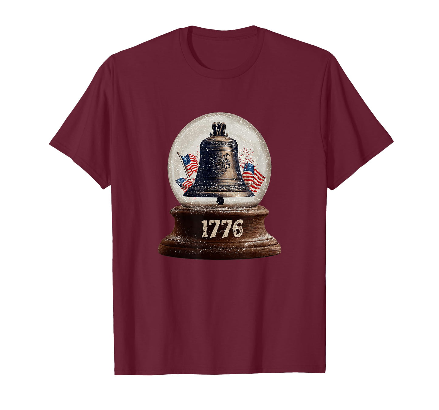 US Colors and Snow Globe Look T-Shirt