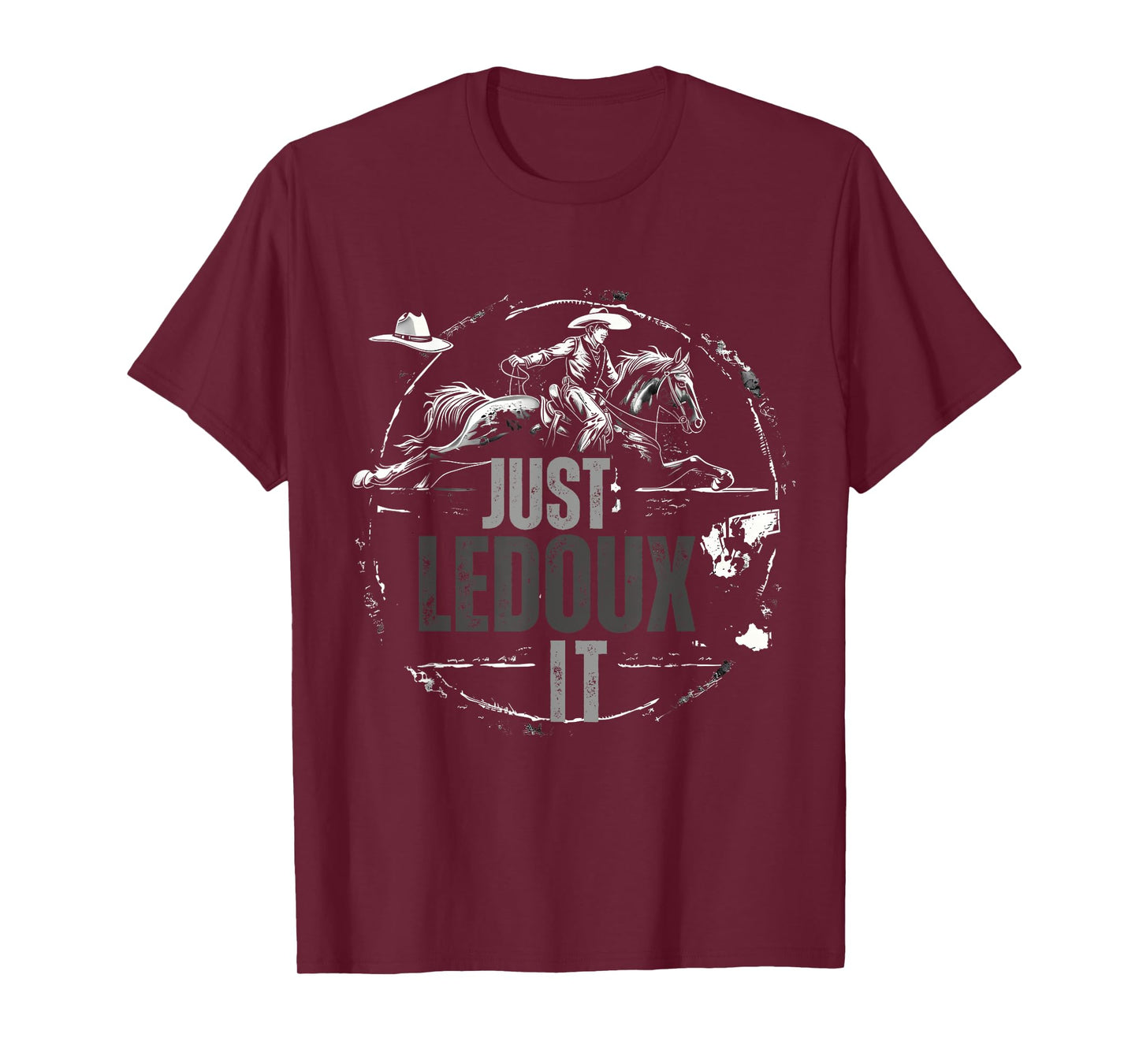 Just Ledoux It Cowboy Whiskey Wine Lover T-Shirt