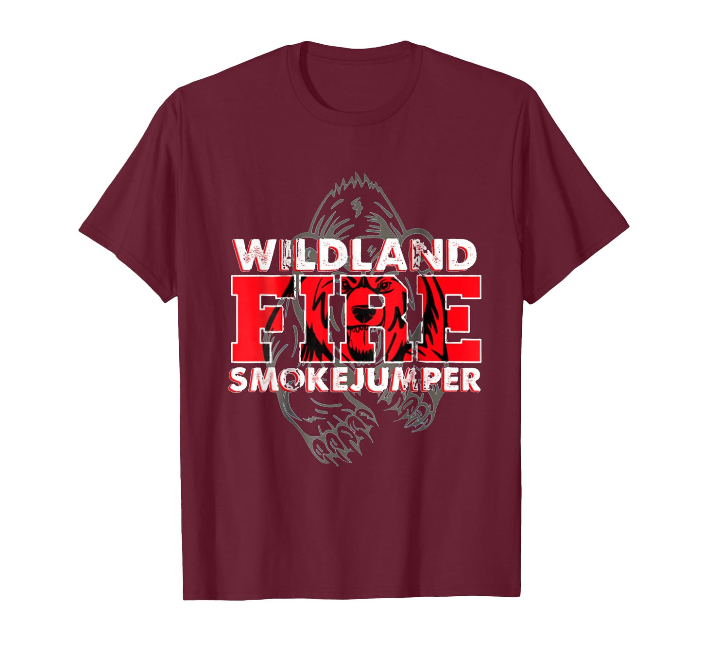 Vintage Design Fire Firefighter Smoke Jumper Rescue T-Shirt