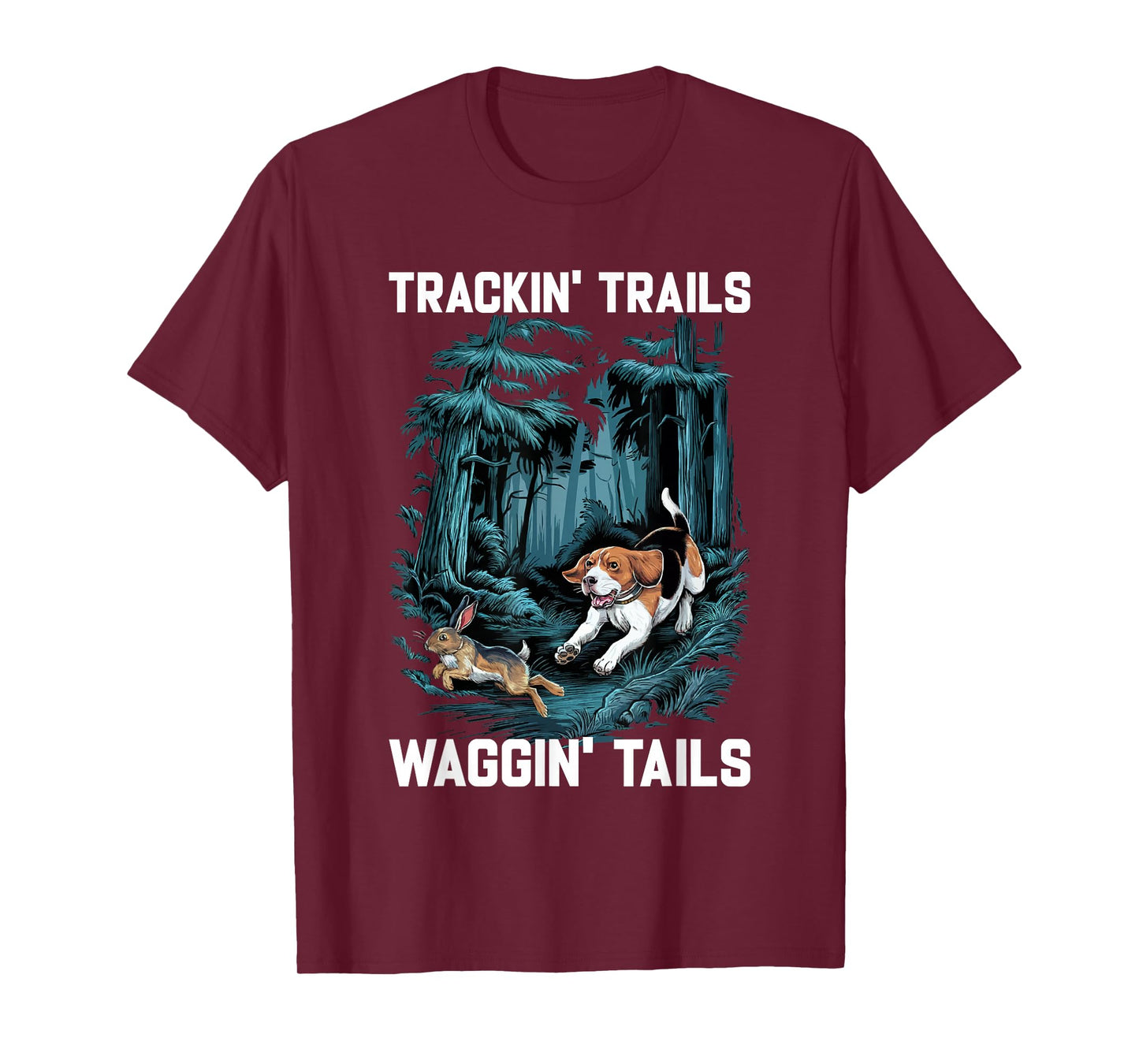 Dog Hunting Trackin Trails Beagle Hunter T-Shirt