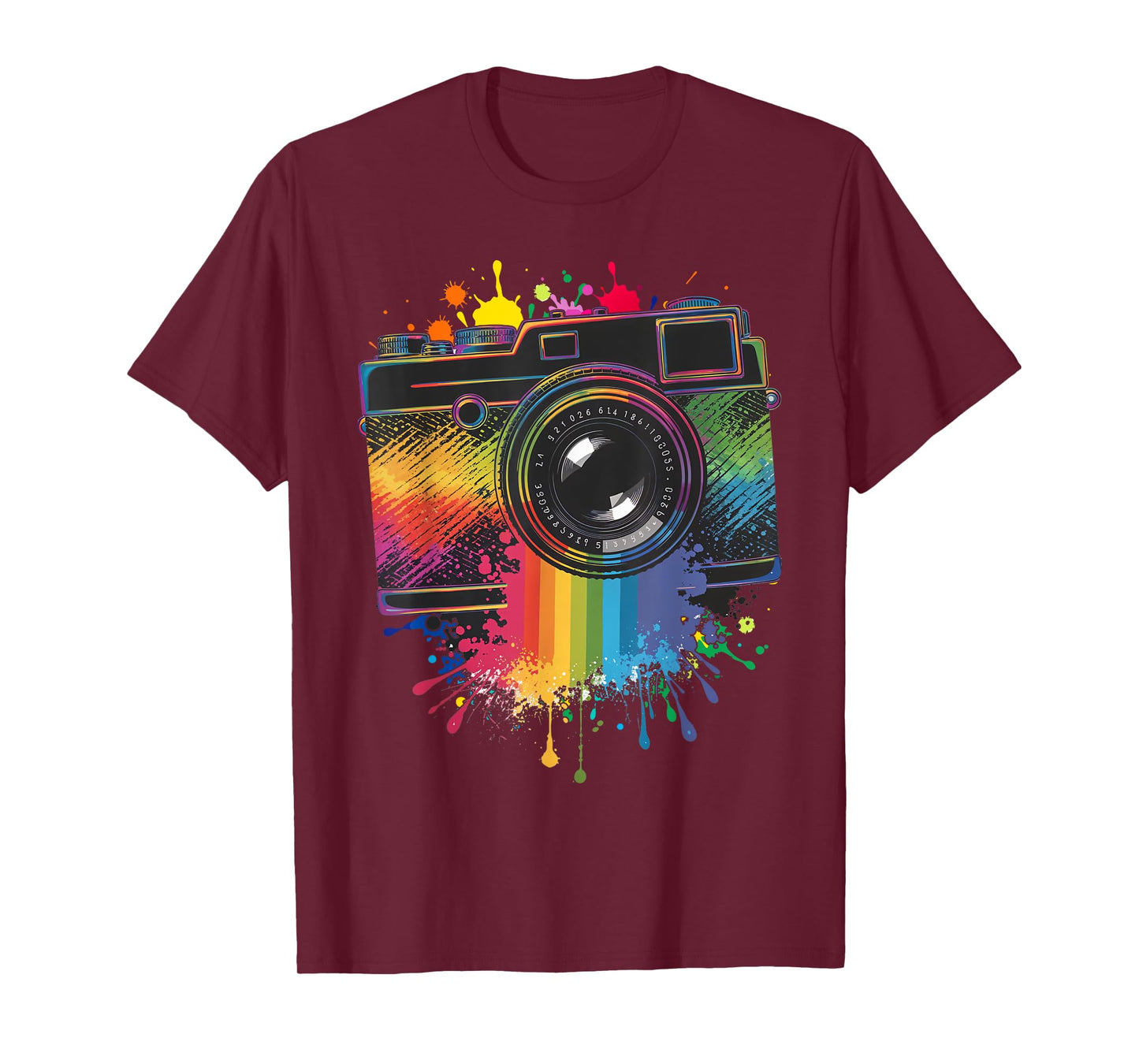 Photography Art Camera Rainbow Photographer T-Shirt