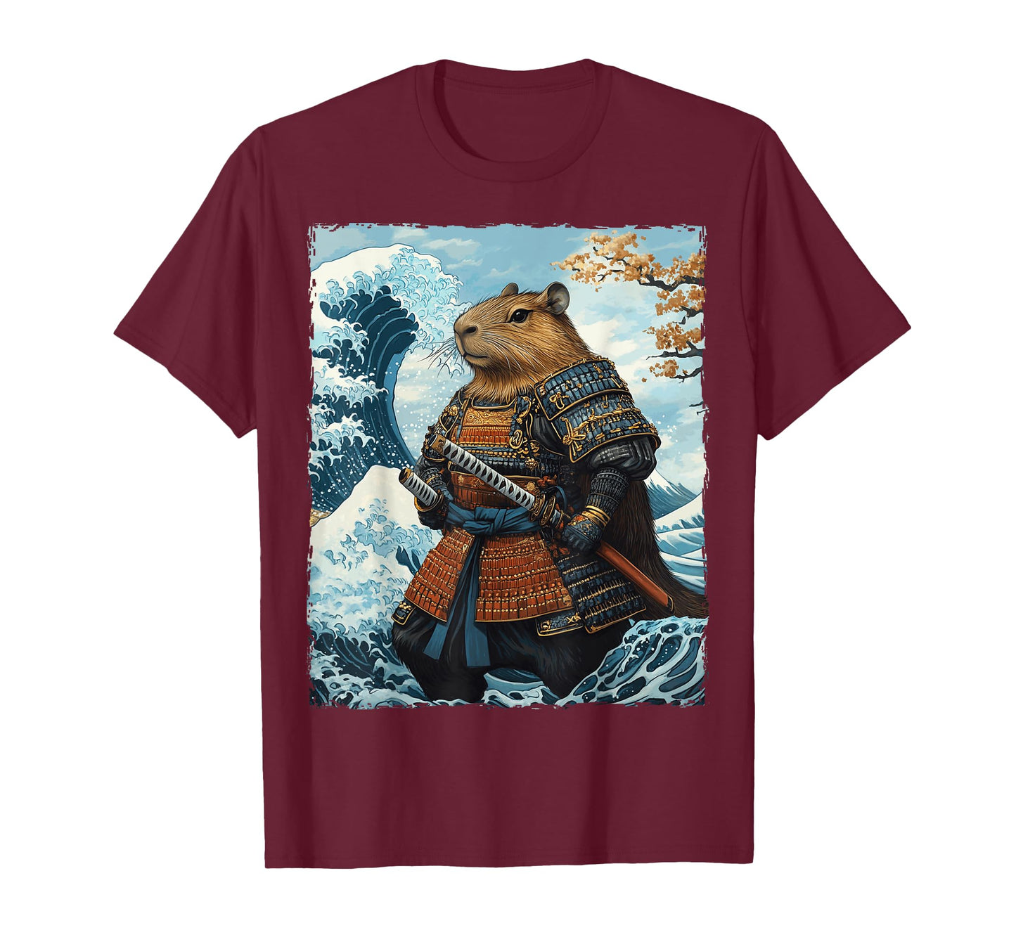 Funny Graphic Capybara Japanese Anime T-Shirt