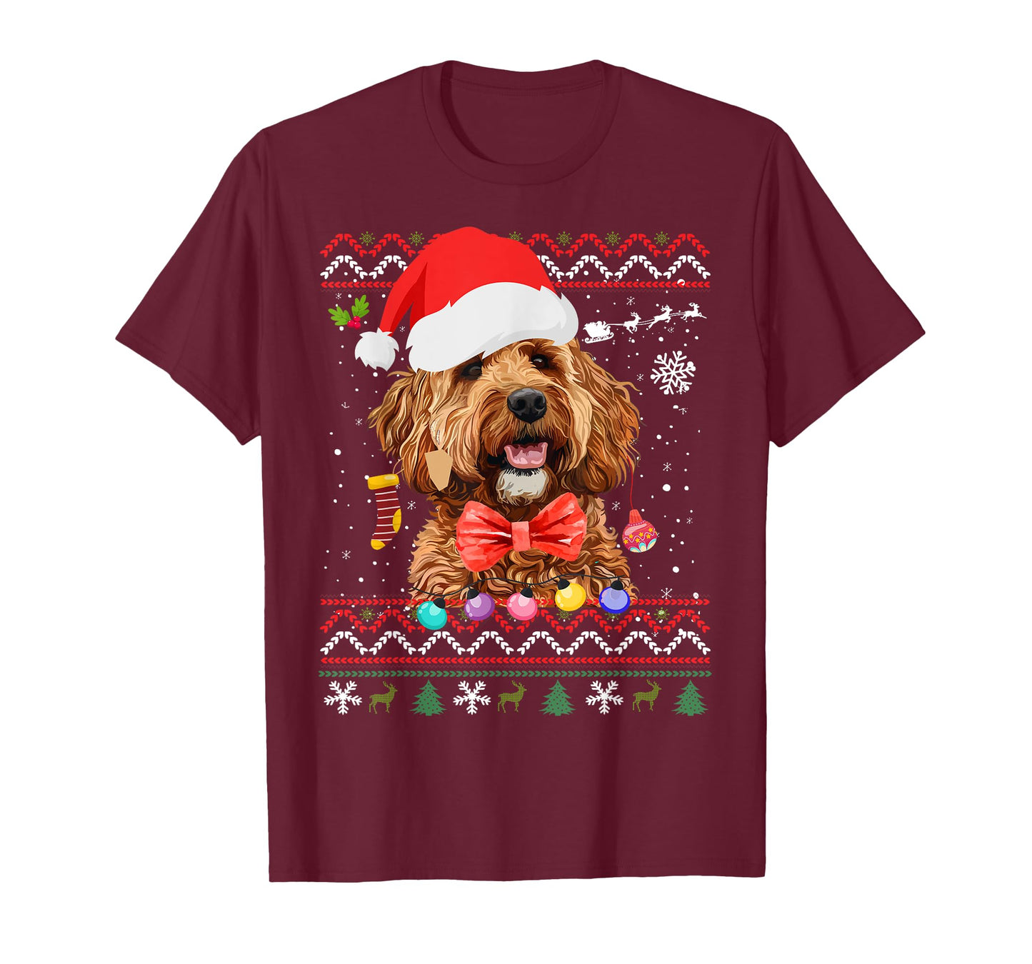 Cavapoo Christmas Outfit Idea For Women & Christmas Cavapoo T-Shirt