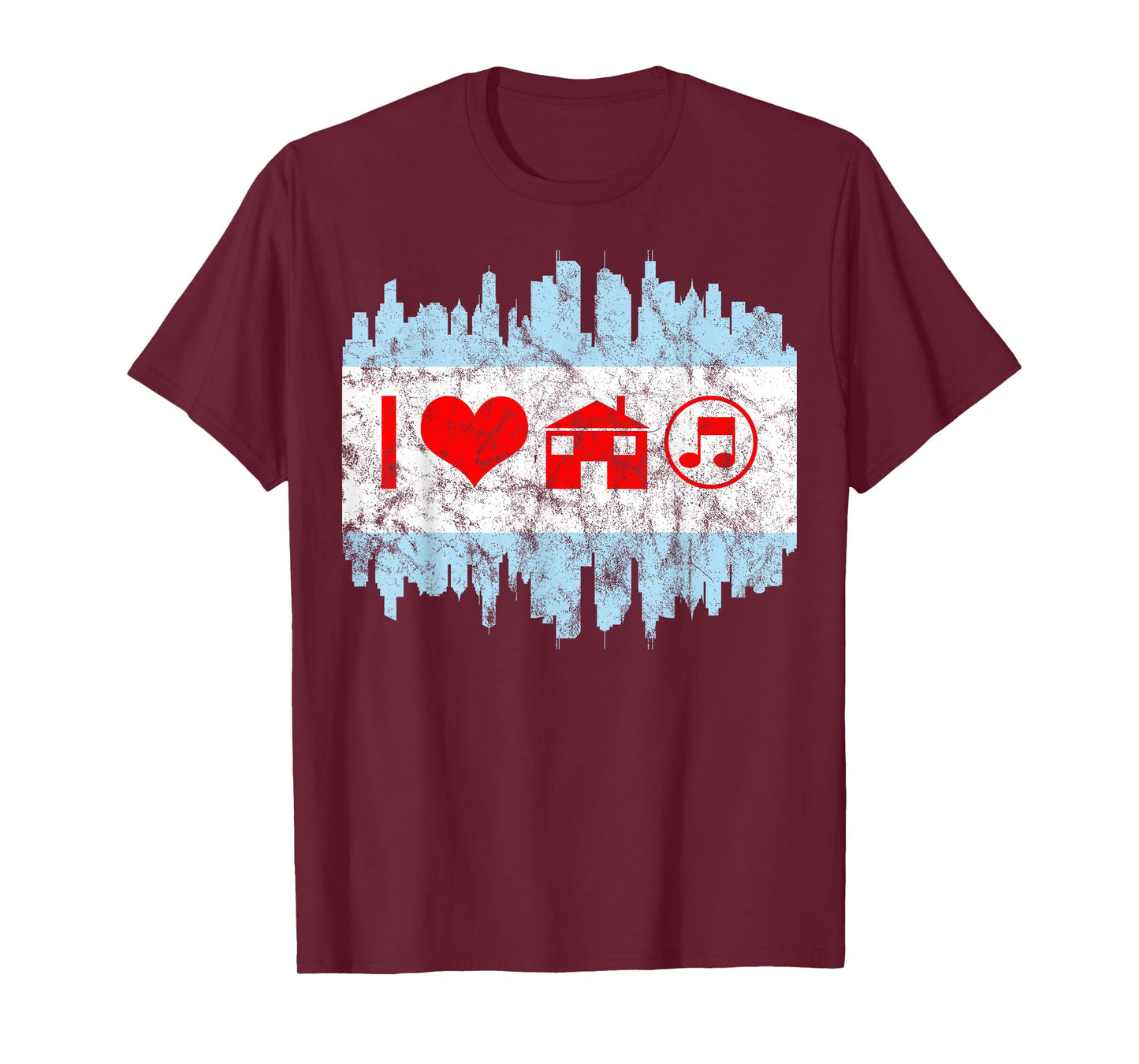 Chicago House Music DJ Flag T-Shirt