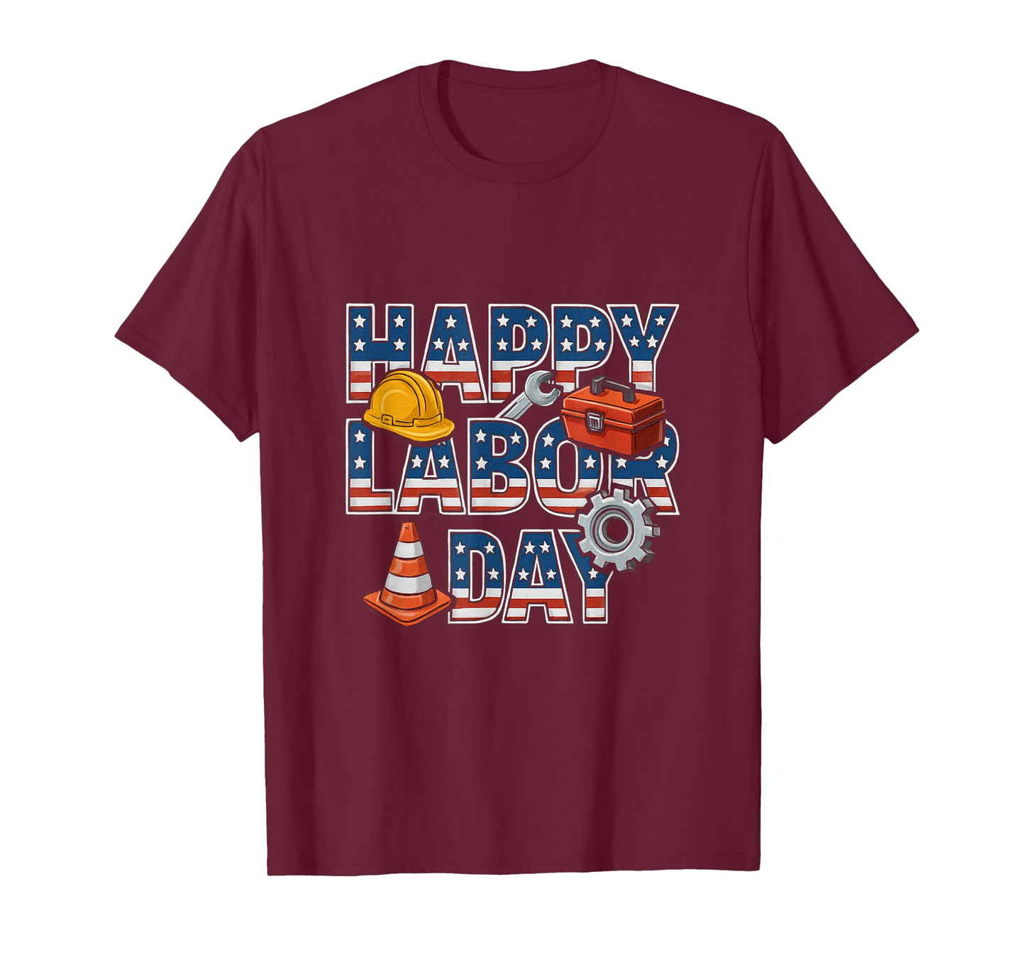 Labor Day Tshirt 2018 American Flag Labor Day Tee Women Men T-Shirt