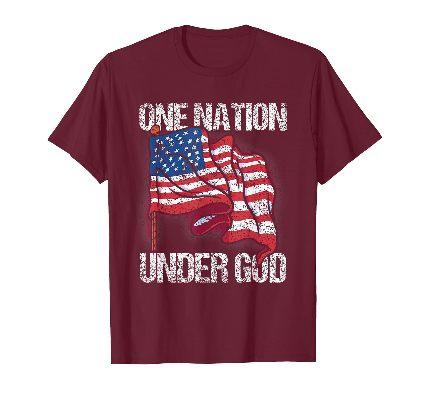 One Nation Under God American Usa Us America Patriotic Us T-Shirt