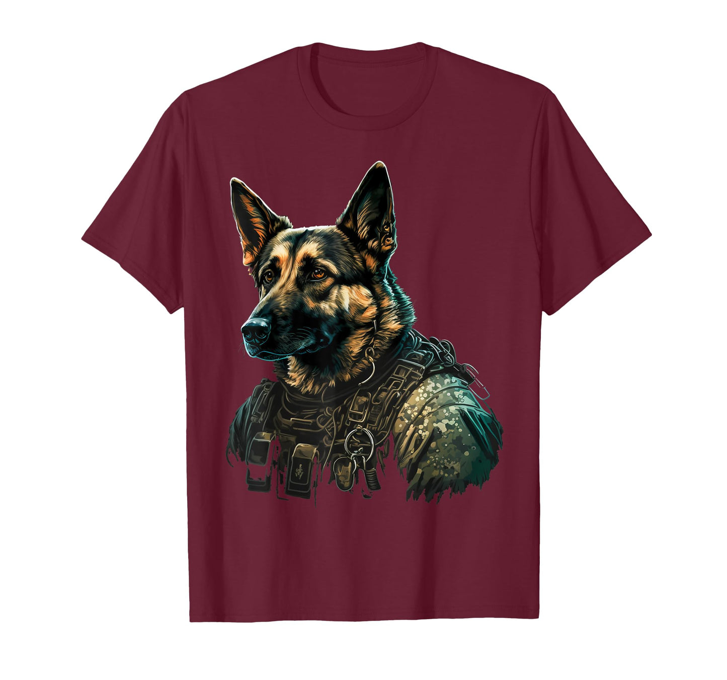 Soldier German Shepherd Army Military German Shepherd T-Shirt
