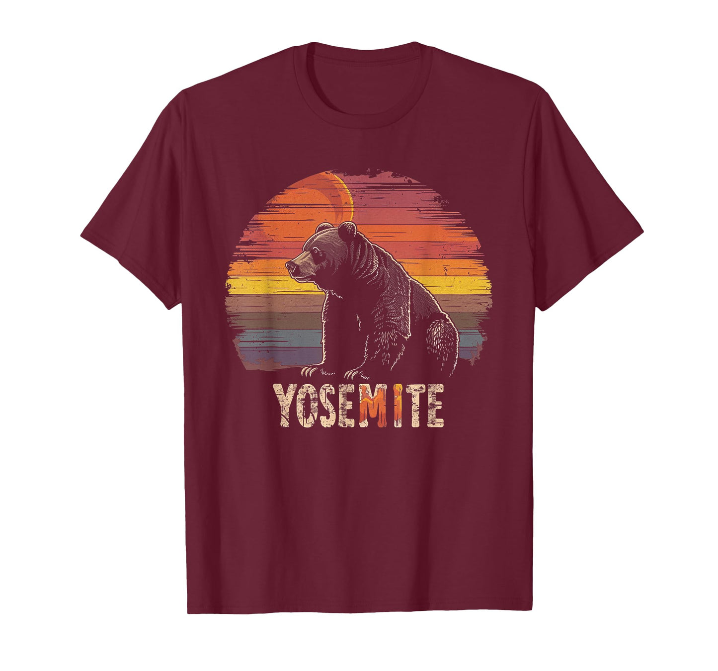 Yosemite - US National Park Vintage Men Women Kids Retro T-Shirt