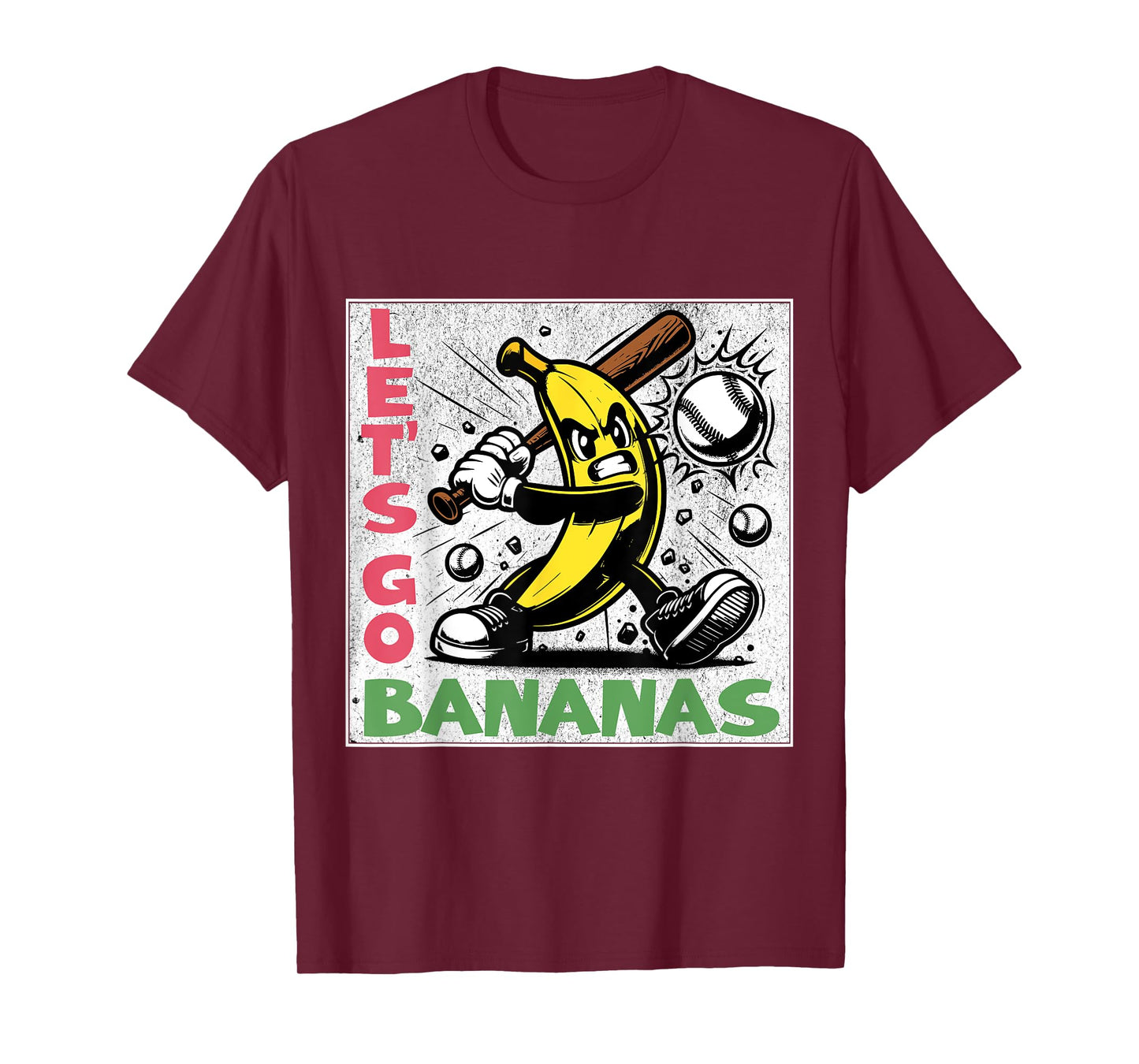 Let's Go Bananas Funny Banana Youth Kids Boys Girls T-Shirt