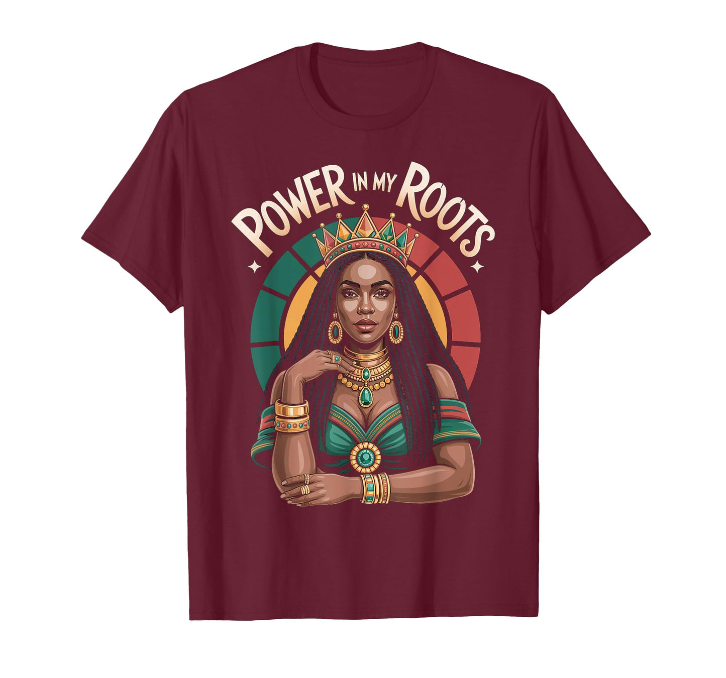 Black Queen Melanin History Juneteenth Pride Black Women T-Shirt