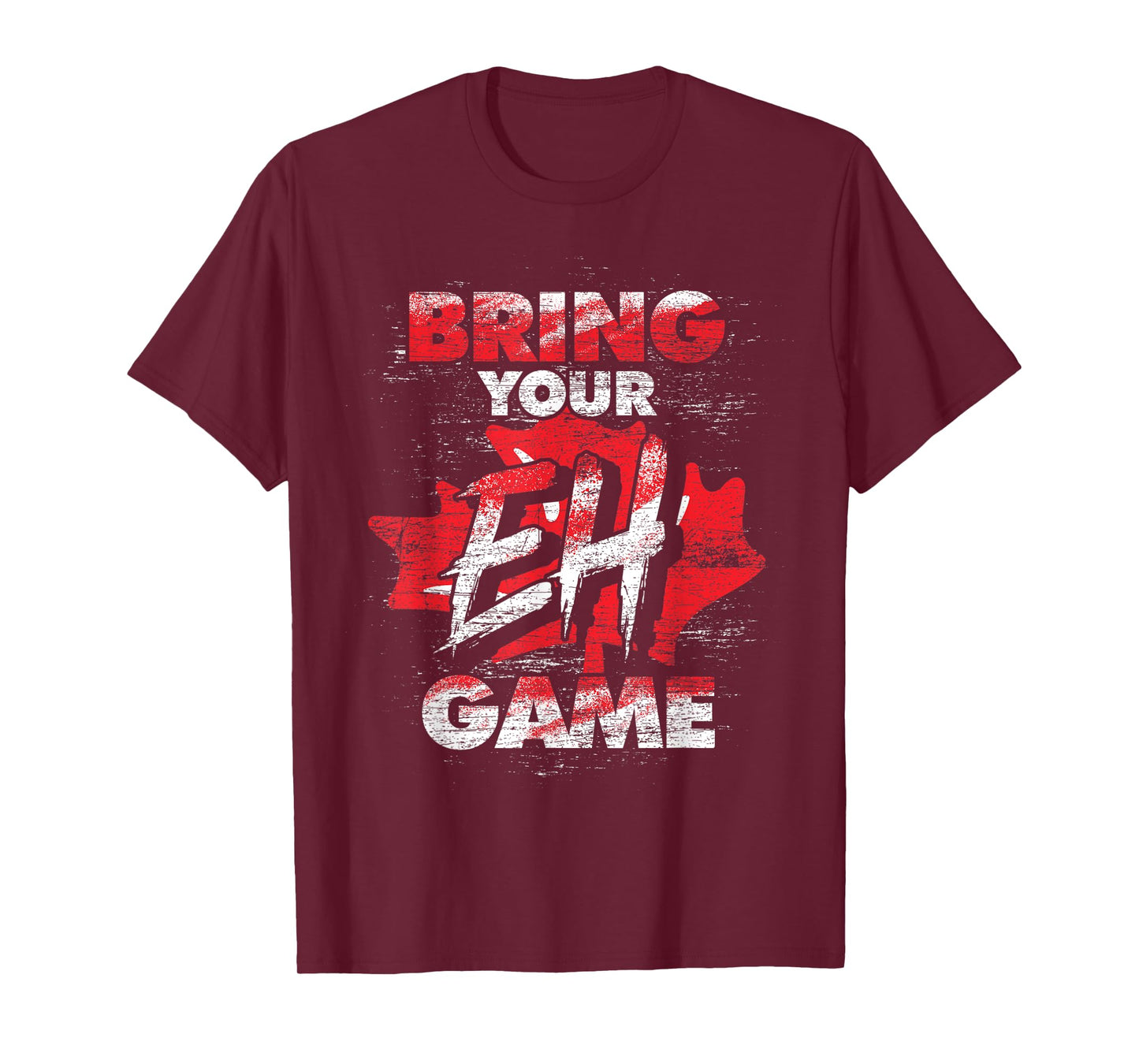 Canadian Bring Your EH Game Maple Leaf Funny Canada T-Shirt