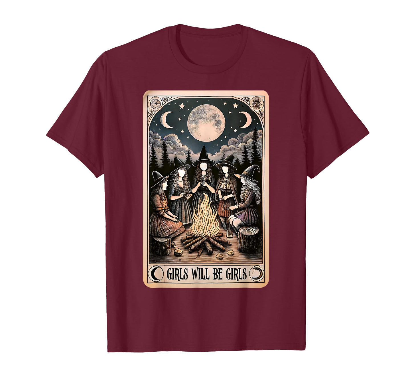 Girl Will Be Girl, Funny Witch, Witchy Vibes T-Shirt