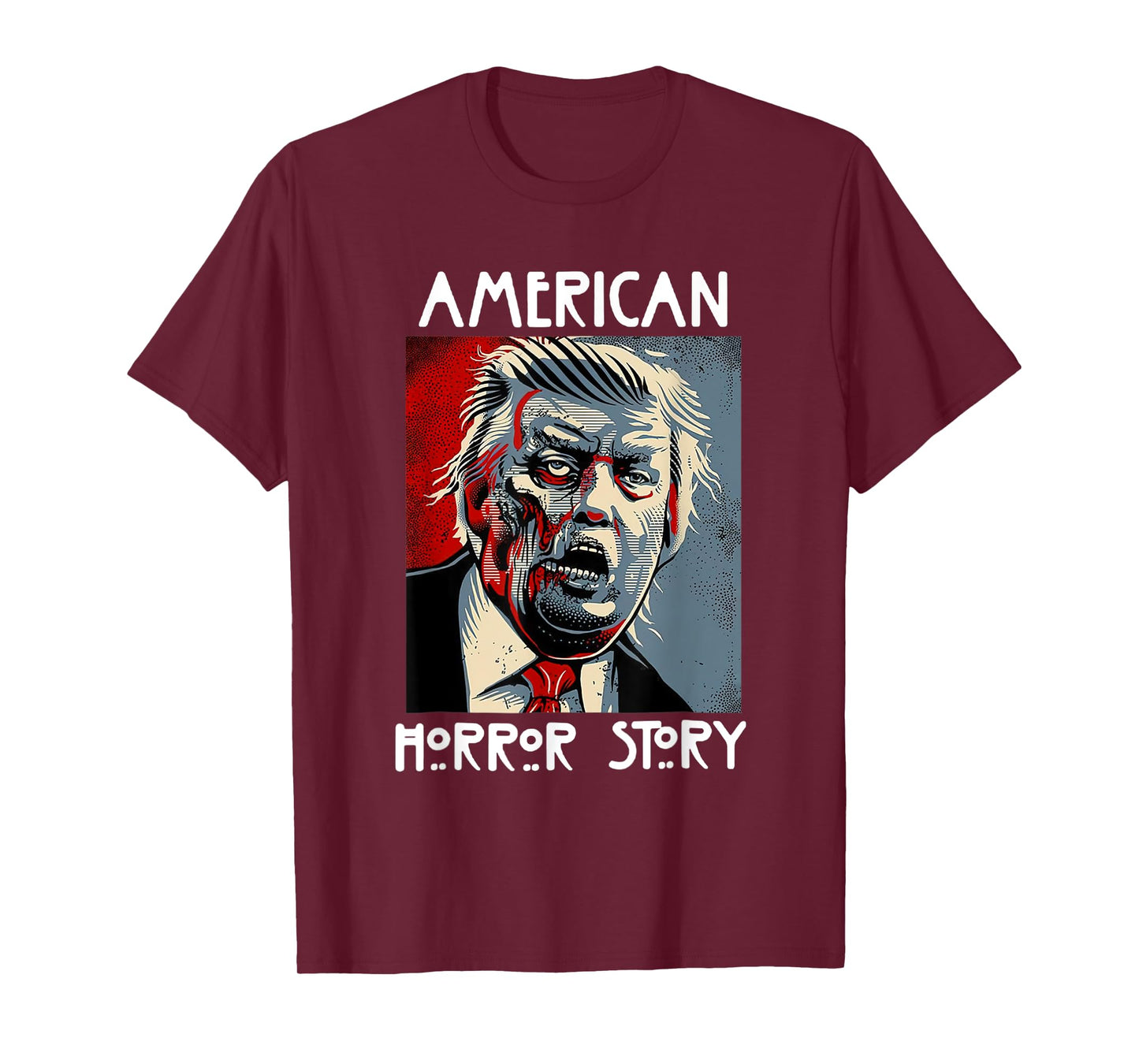 President Horror American Zombie Story Halloween Trump 2025 T-Shirt