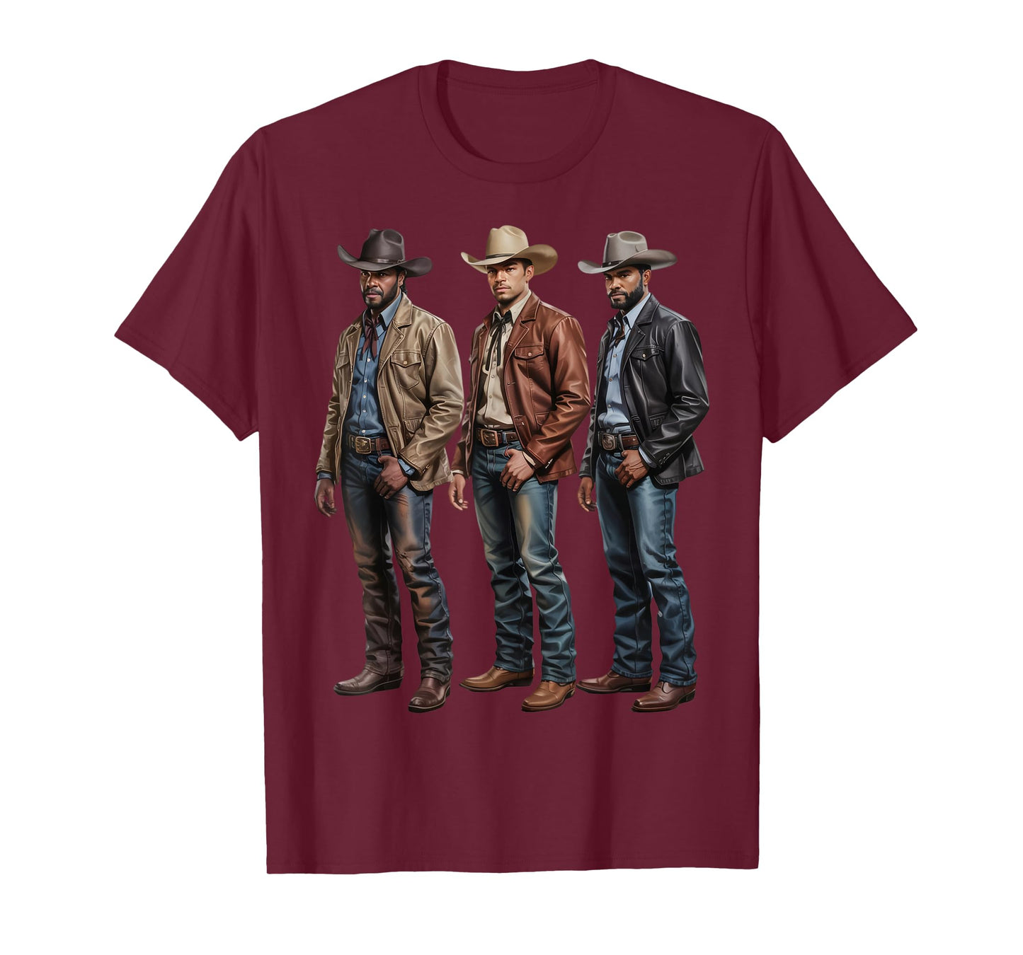 Black Cowboy Vibes Melanin Black History Texas Western Rodeo T-Shirt