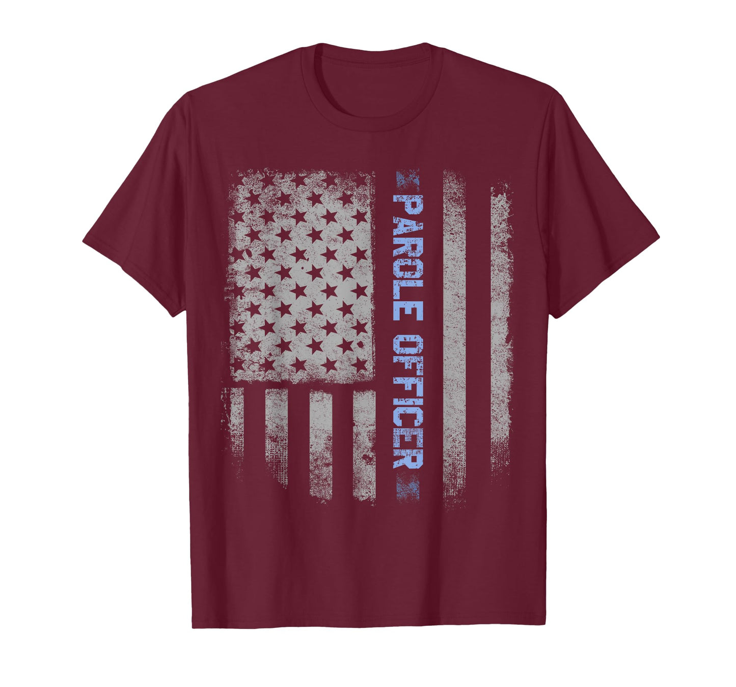 Parole Officer US Flag T-shirt T-Shirt