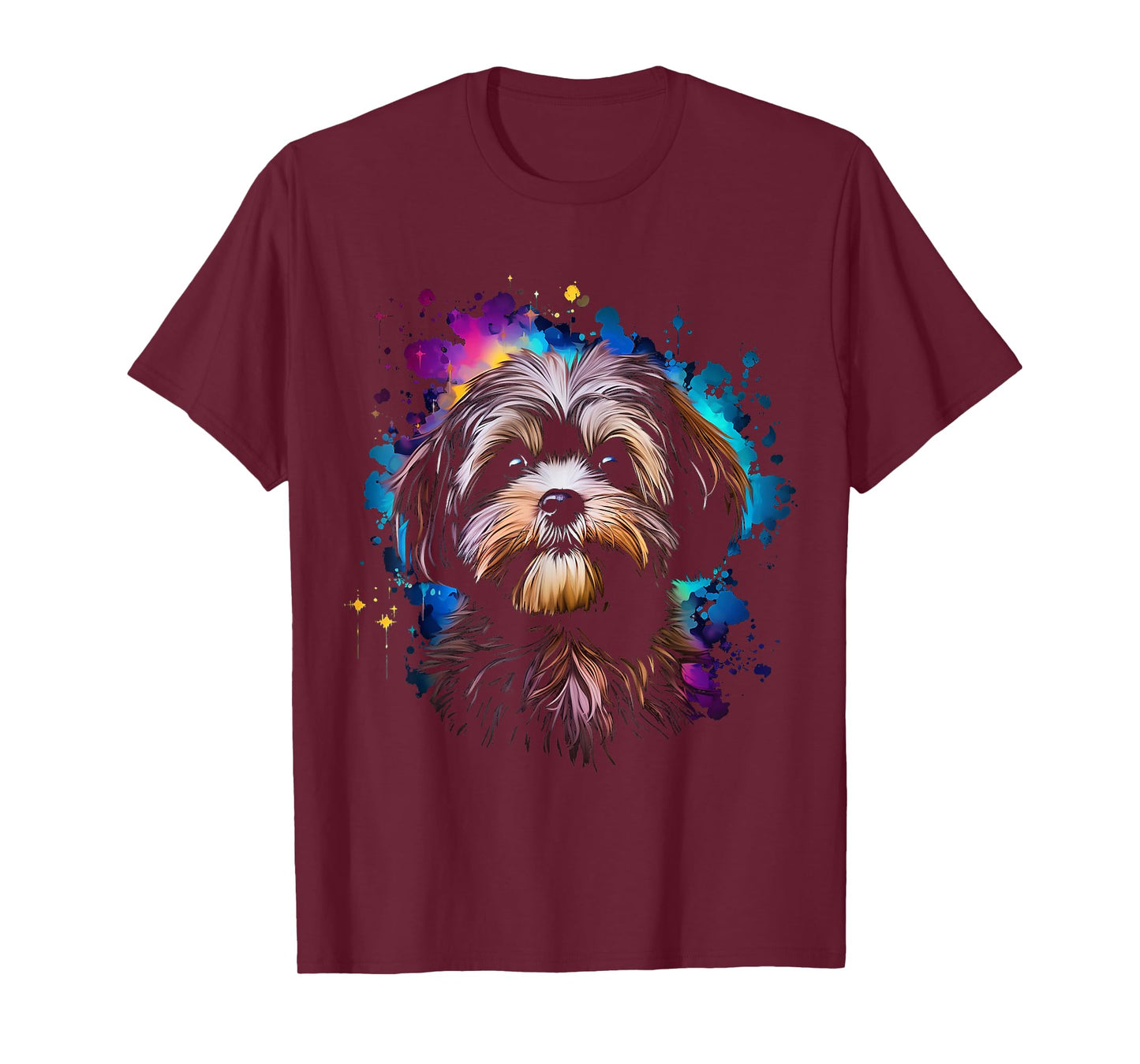 Shih Tzu Graphic Pet Illustration Dog Shih Tzu T-Shirt