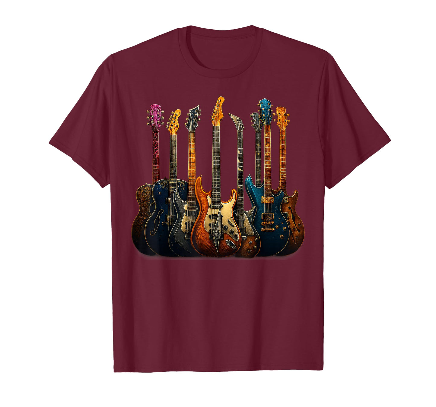 Guitars Guitarists Music Guitar Gifts For Men Women Boy Kid T-Shirt