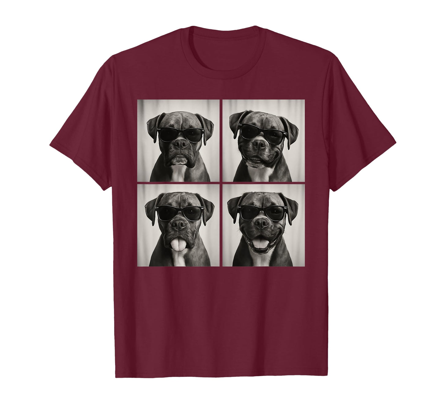 Funny Boxer Dog Lover Cute Boxer Photo Booth T-Shirt