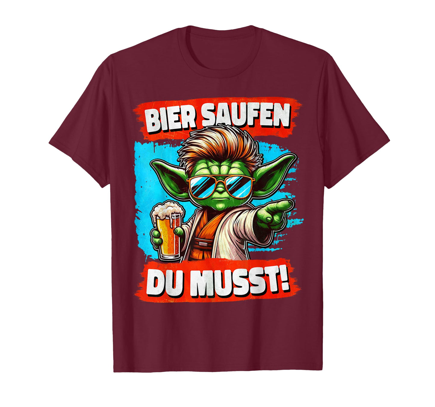 Bier Saufen Du musst - Funny Sayings [German Language] T-Shirt