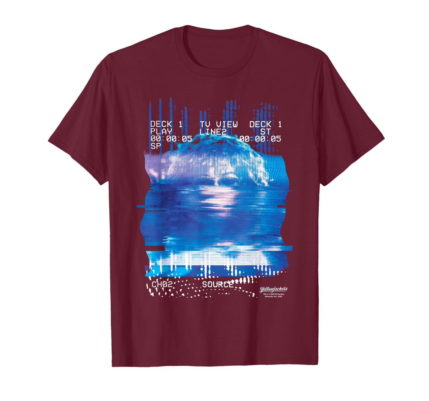 Yellowjackets Misty Retro TV Static Glitch T-Shirt