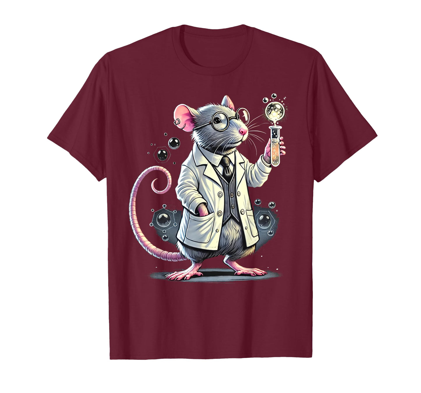 Science Chemistry Lab Rat Scientist Mouse T-Shirt