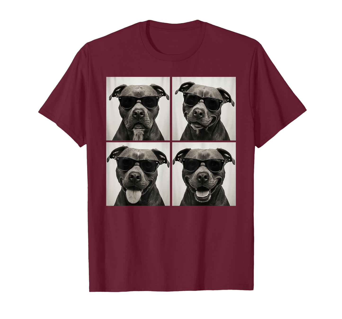 Funny Pit Bull Lover Cute Pittie Dog Photo Booth T-Shirt for Men Women Kids