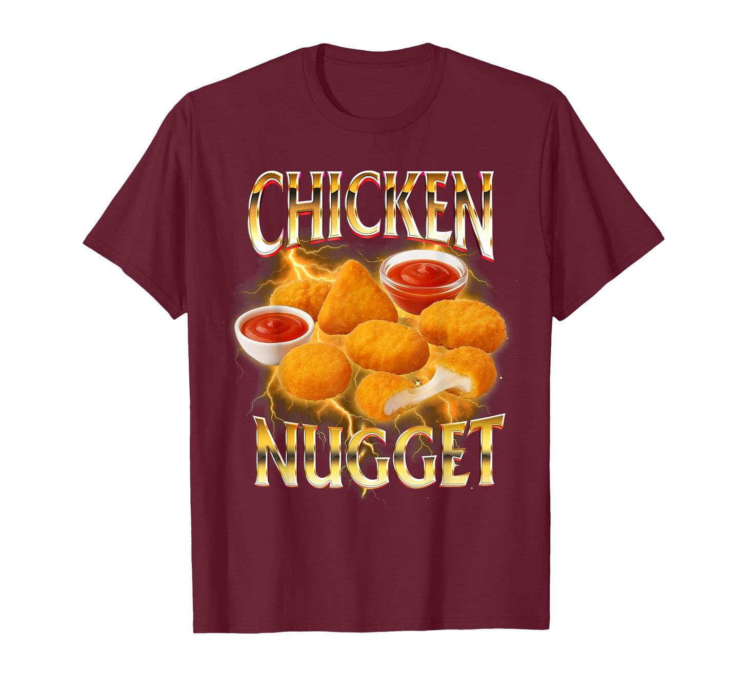 Chicken Nugget Lover Fried Chicken Foodie Fast Food T-Shirt