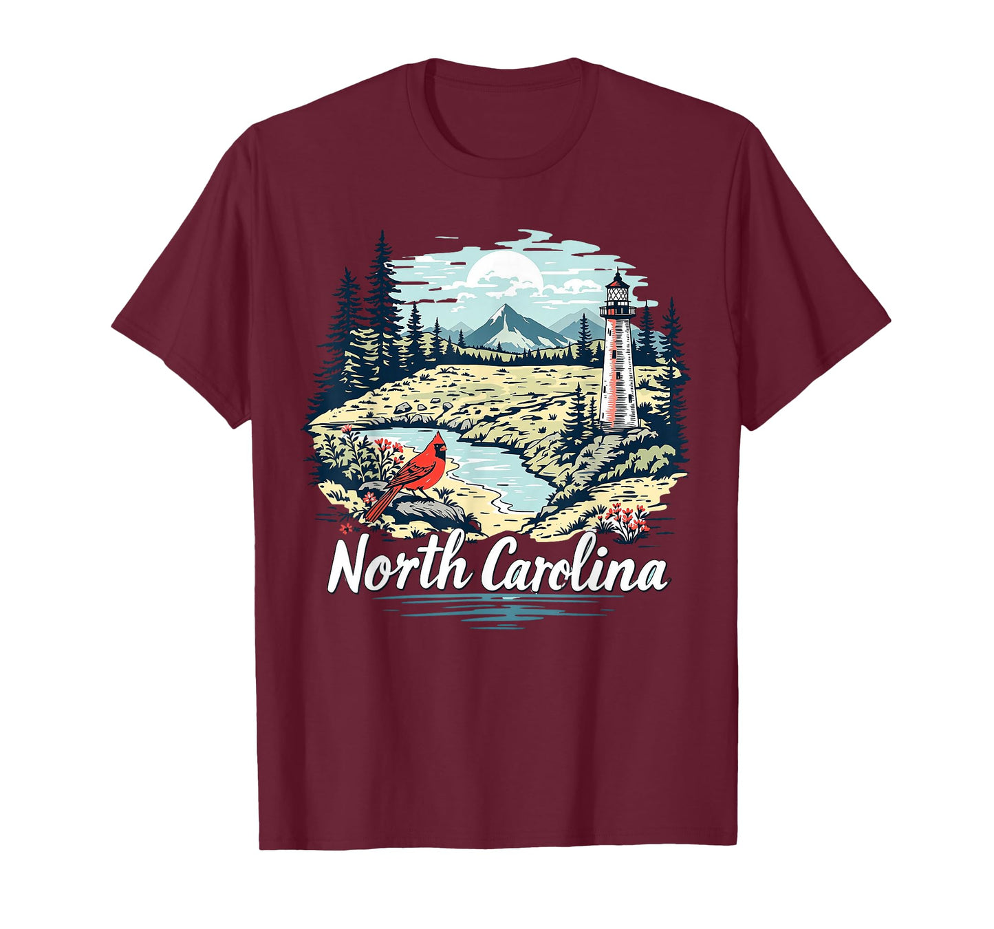 North Carolina Vintage State NC North Carolina Nature T-Shirt