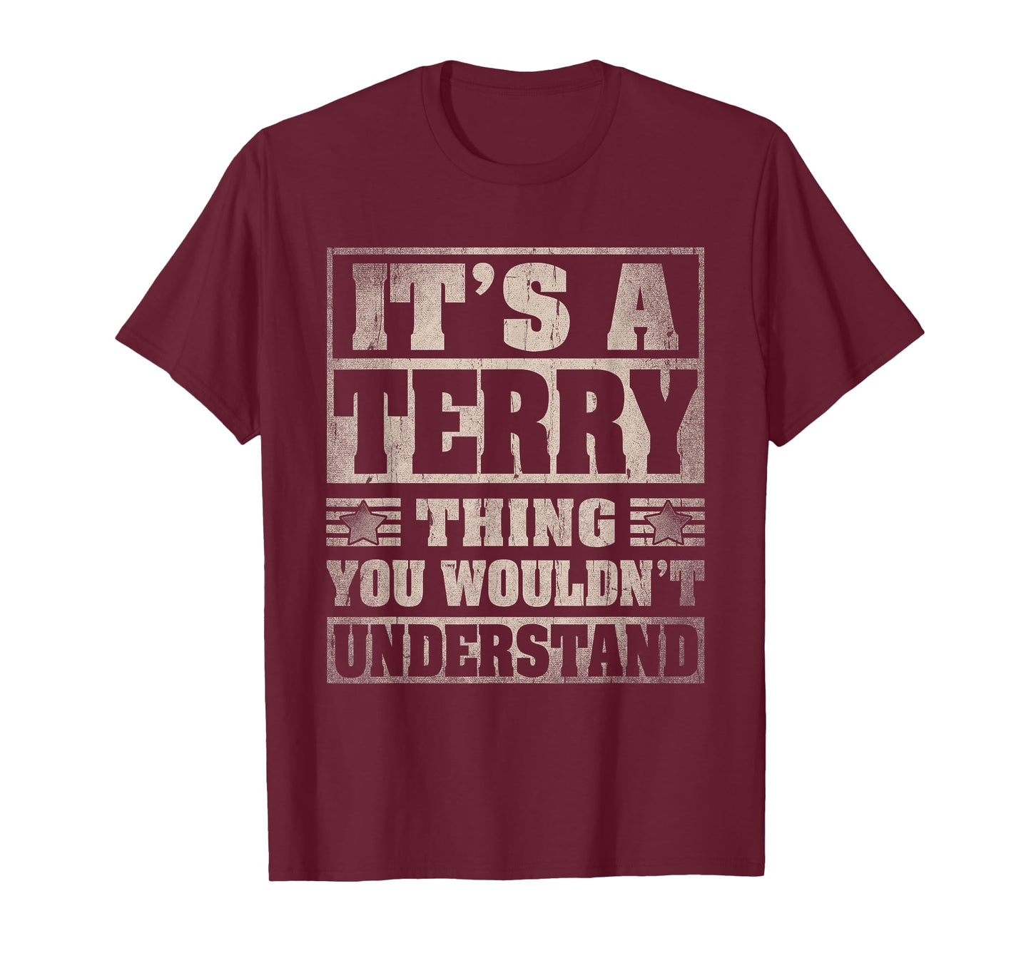 Terry First Name Shirt It's A Terry Thing T-Shirt