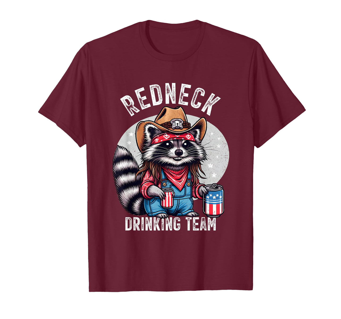 Redneck Raccoon Mullet White Trash Party Attire Hillbilly T-Shirt