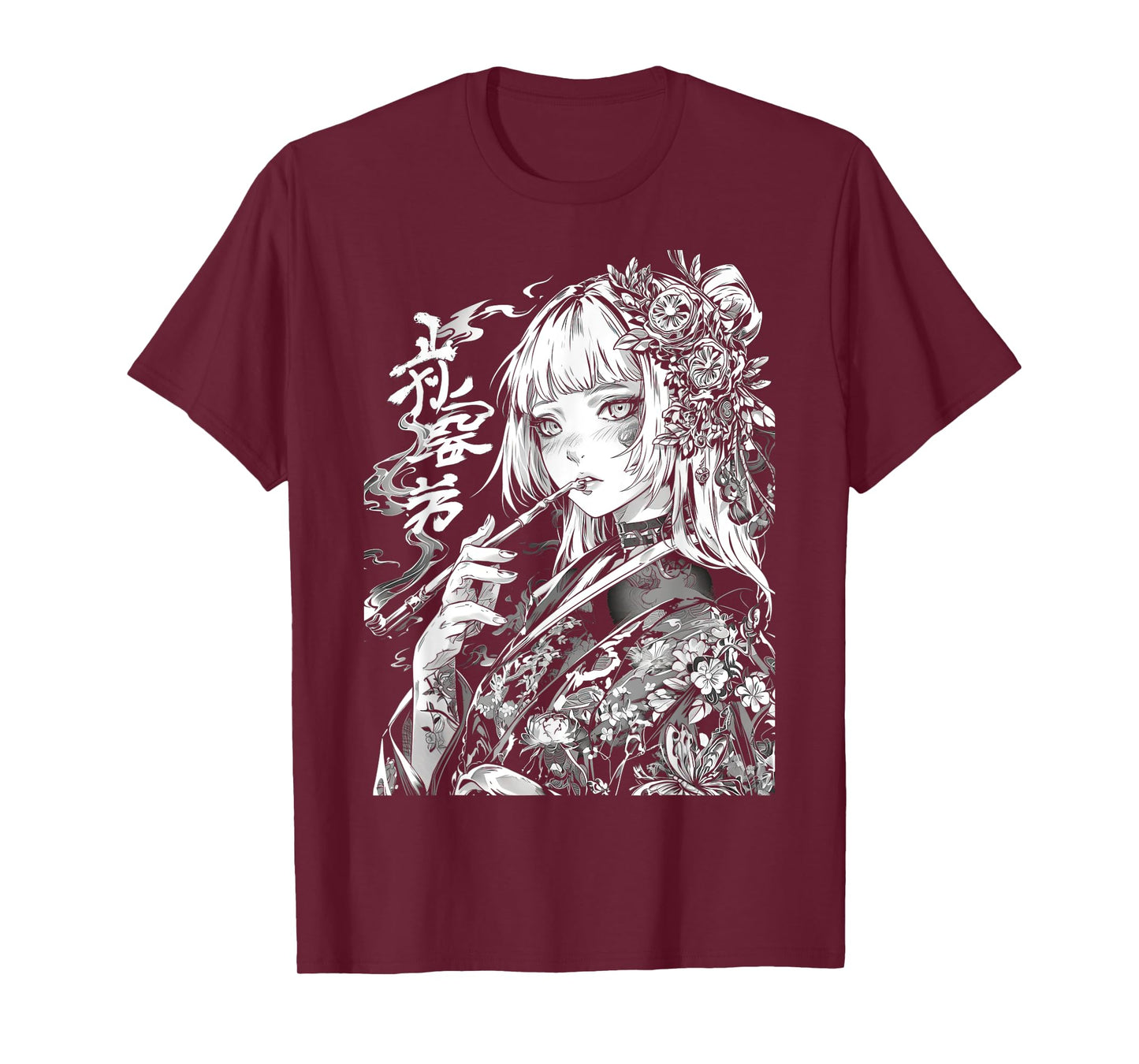 Waifu Anime Horror Girl Aesthetic T-Shirt