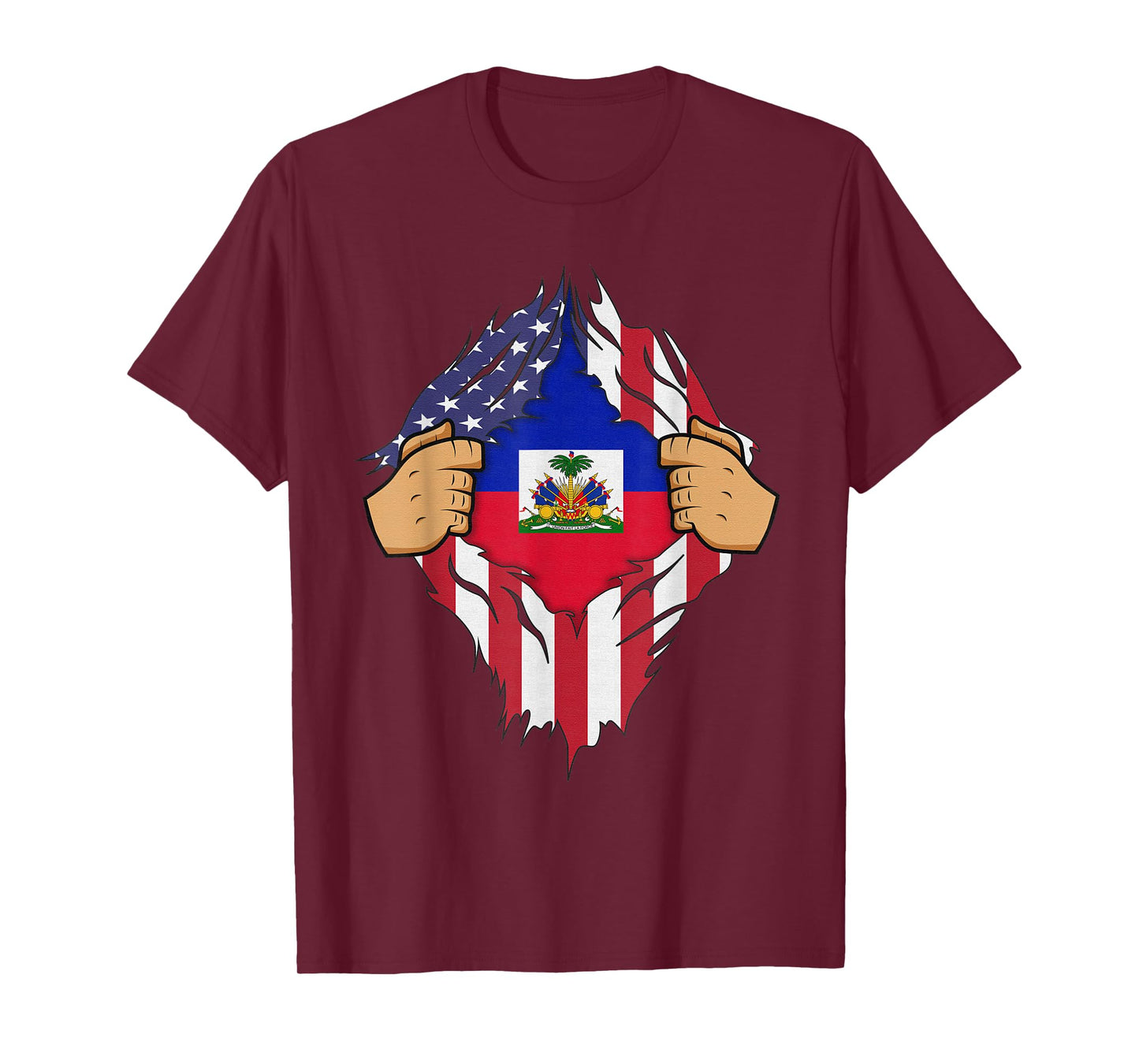 HAITIAN FLAG HAITI Men Women Kids Gift T-Shirt