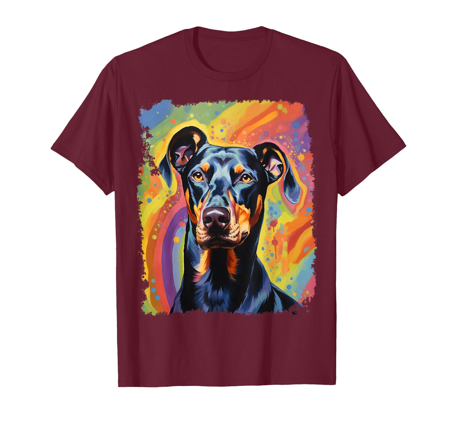 Pop Art Dog Doberman T-Shirt