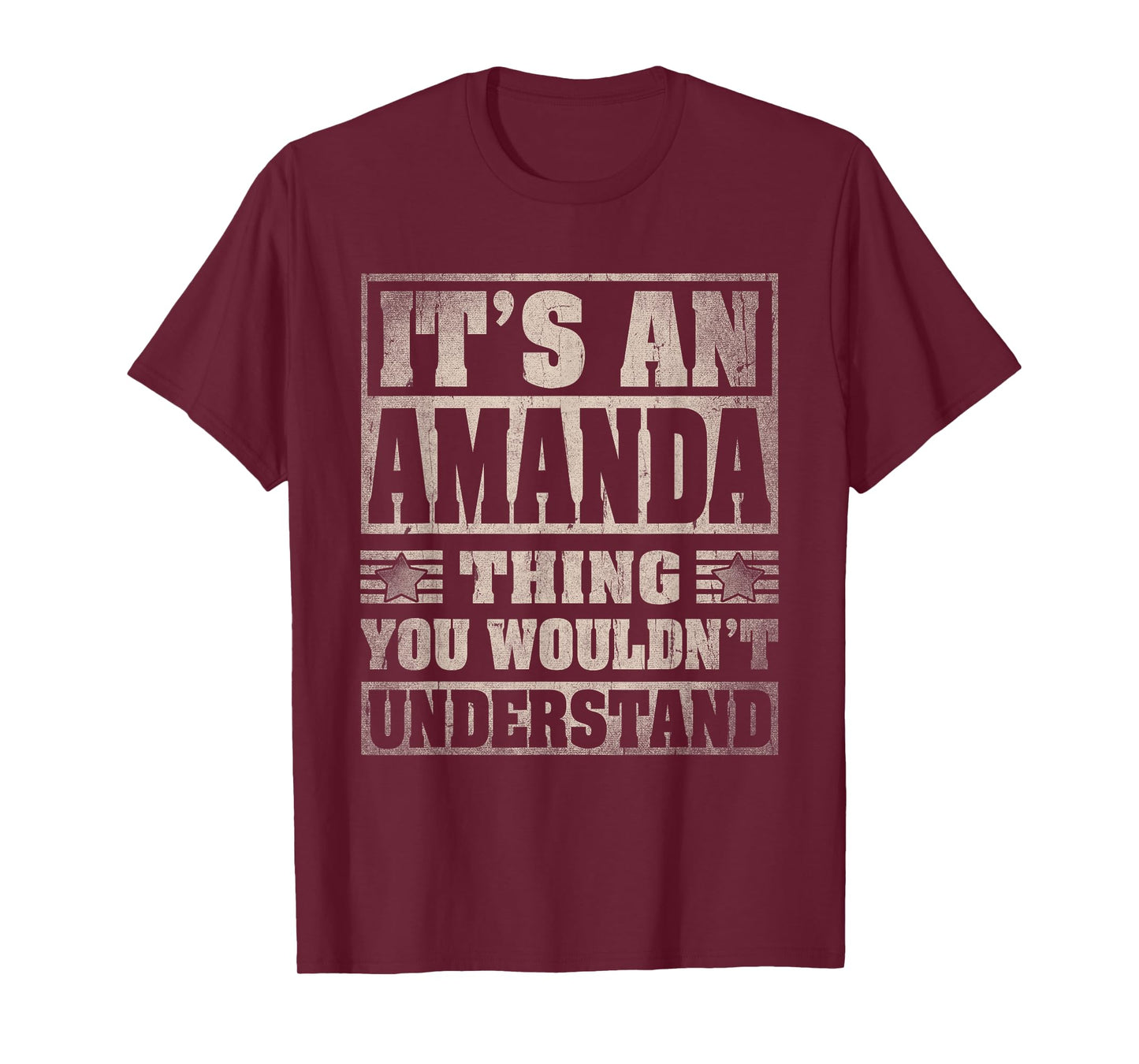 Amanda First Name Shirt It's An Amanda Thing T-Shirt