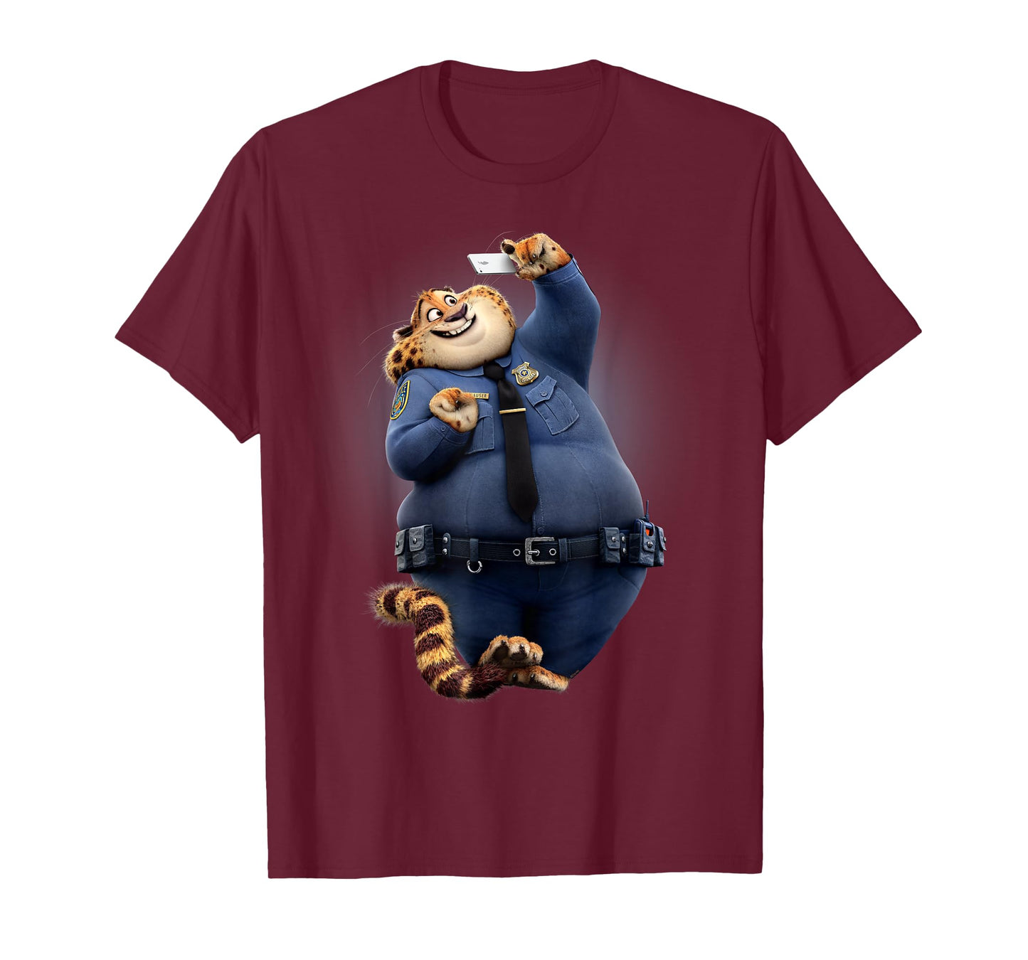 Disney Zootopia Officer Clawhauser Funny Selfie T-Shirt
