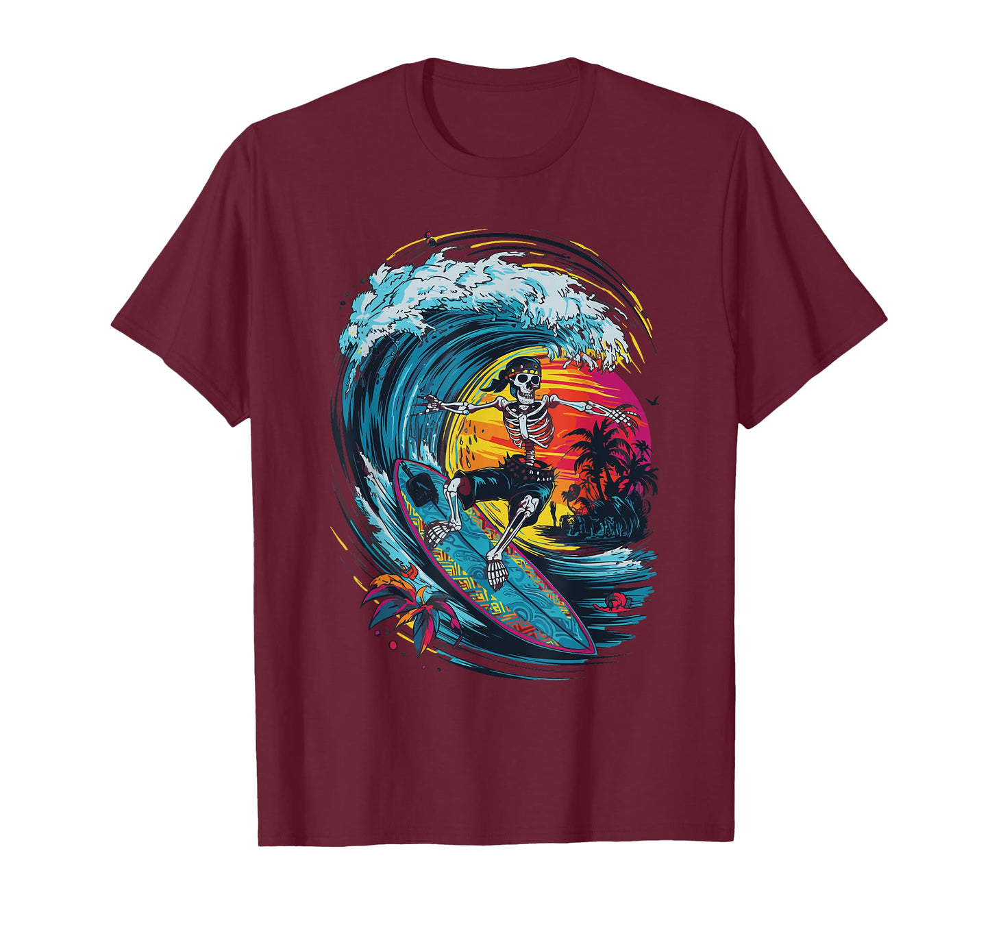 Skeleton Surfing T-Shirt