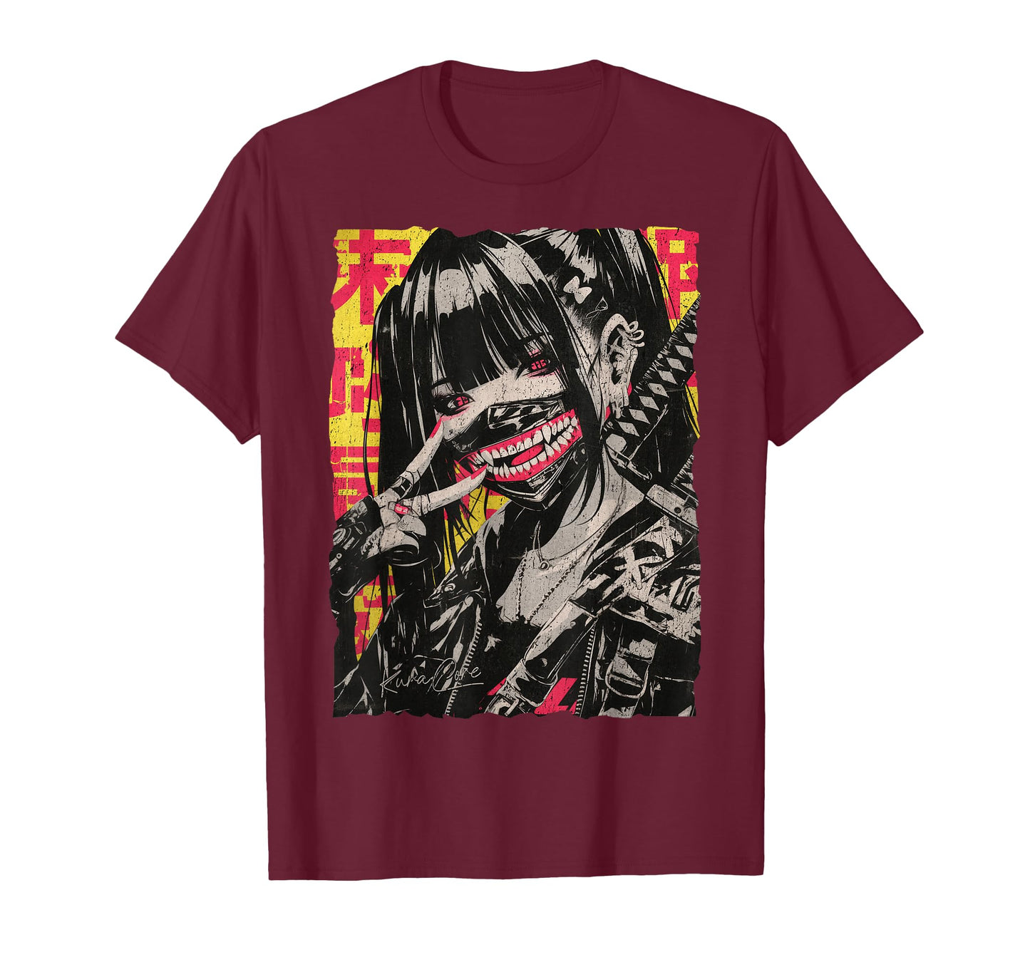 Japan Streetwear Cyberpunk Y2K Hip Hop Techwear Manga Anime T-Shirt