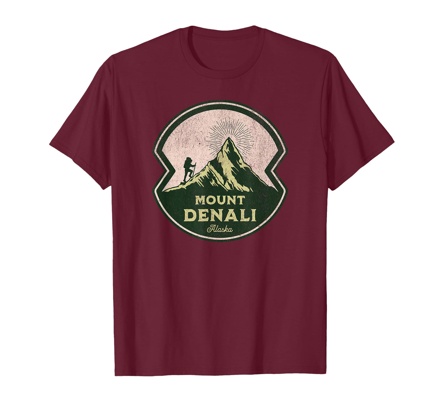 Retro Mount Denali Souvenir/Mt. Denali T-Shirt