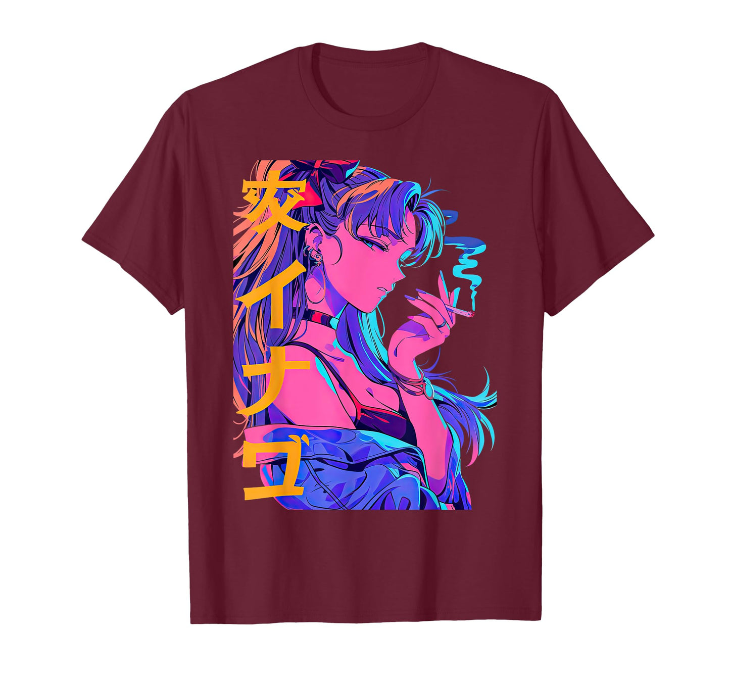 Waifu Anime Horror Girl Aesthetic T-Shirt