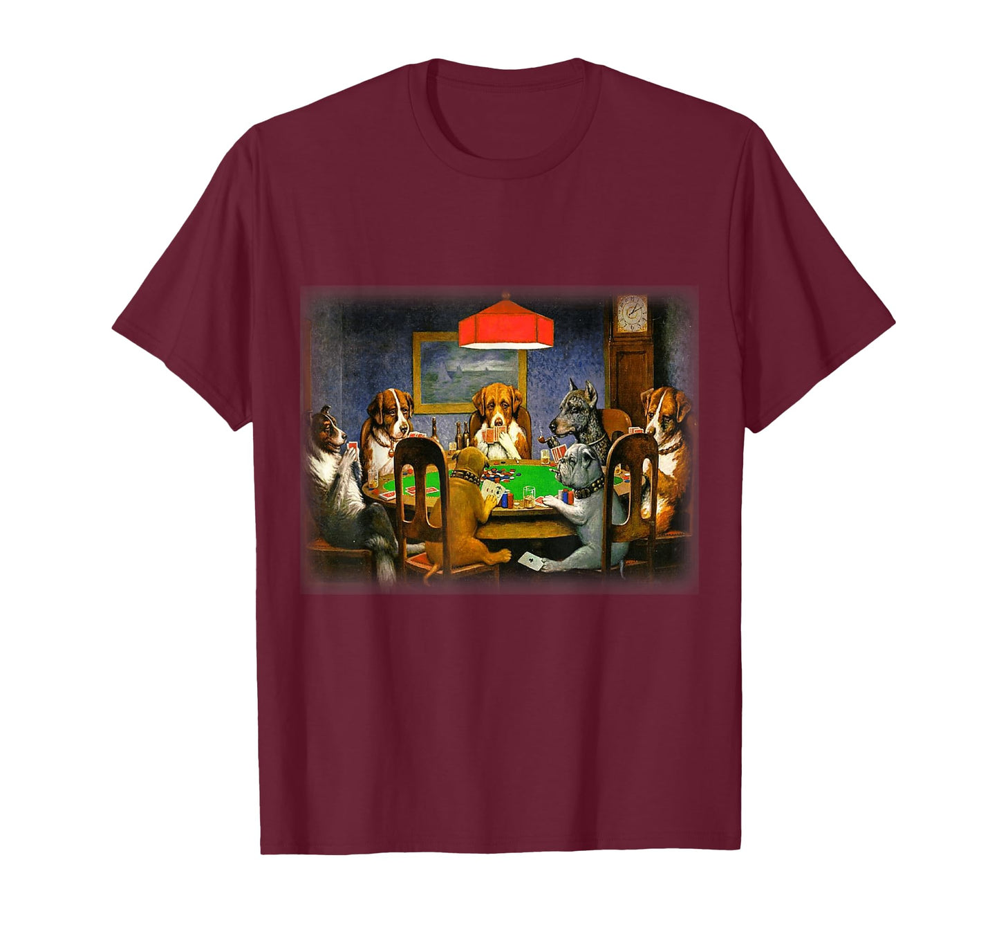 Dogs Playing Poker | A Friend in Need | Funny Dog Lover Art T-Shirt