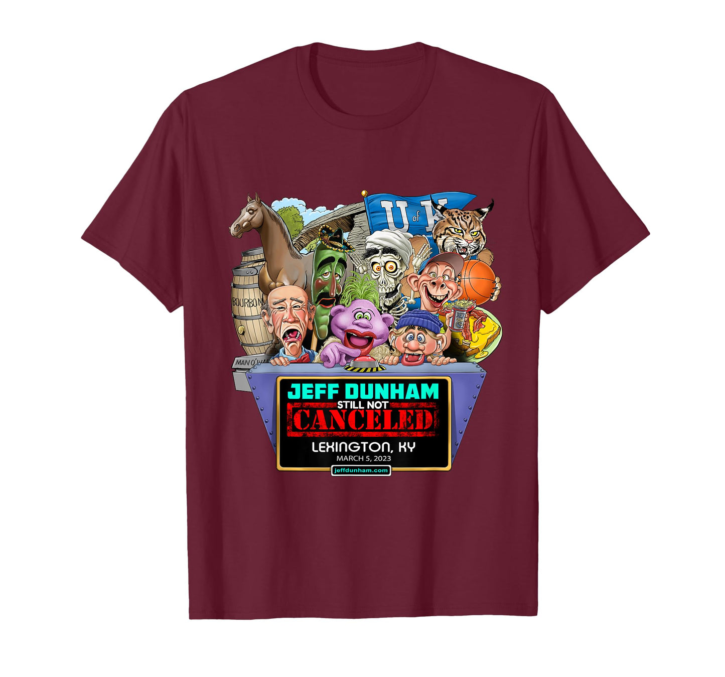 Jeff Dunham Lexington, KY (2023) T-Shirt
