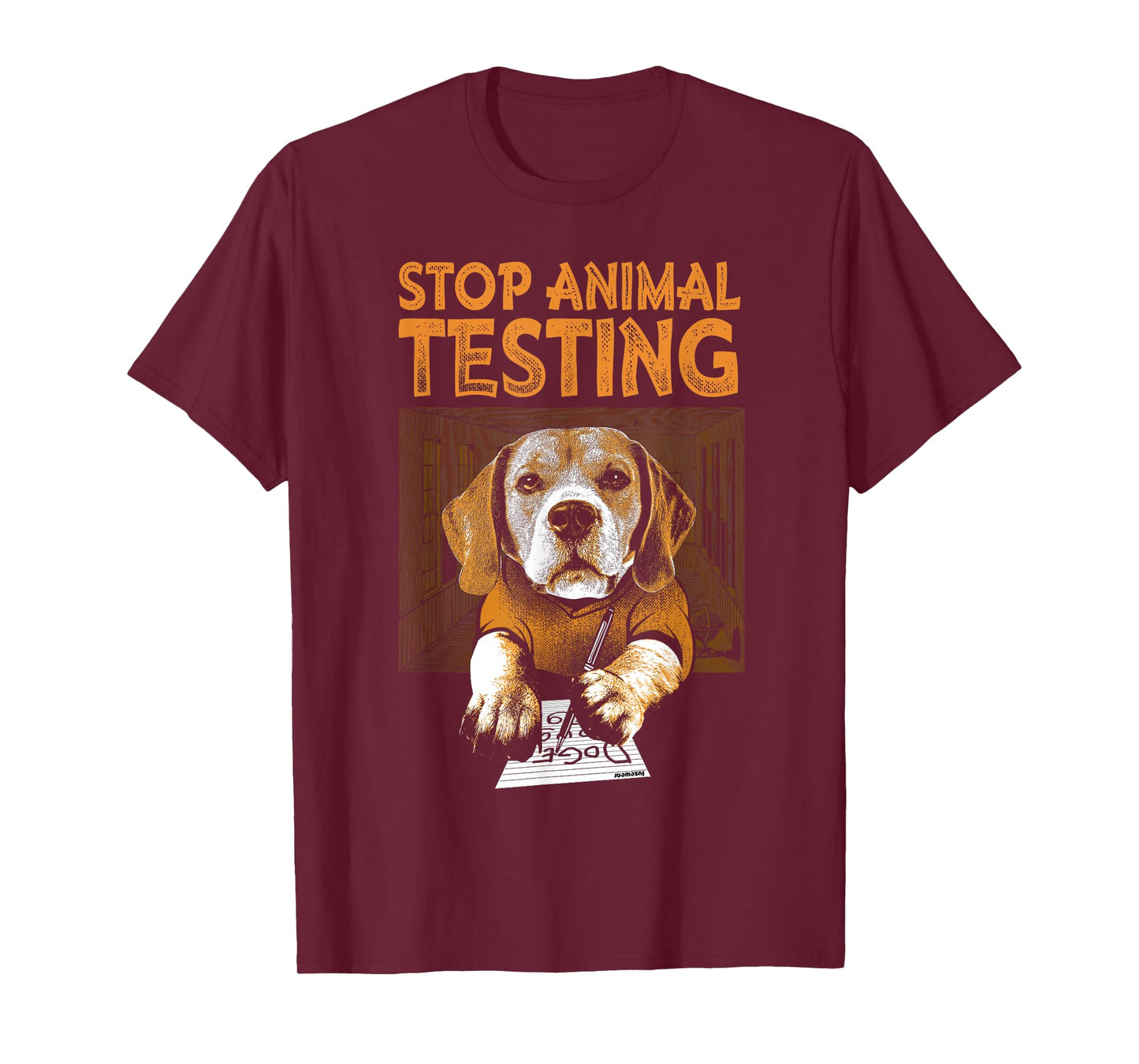 Stop Animal Testing Beagle Shirt T-Shirt