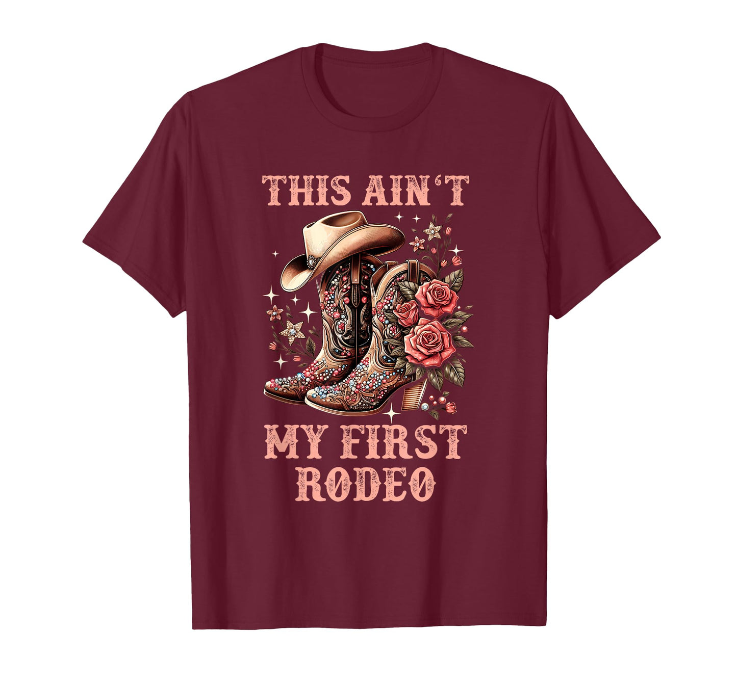 Cowgirl Country Girls Woman Kids This Aint My First Rodeo T-Shirt