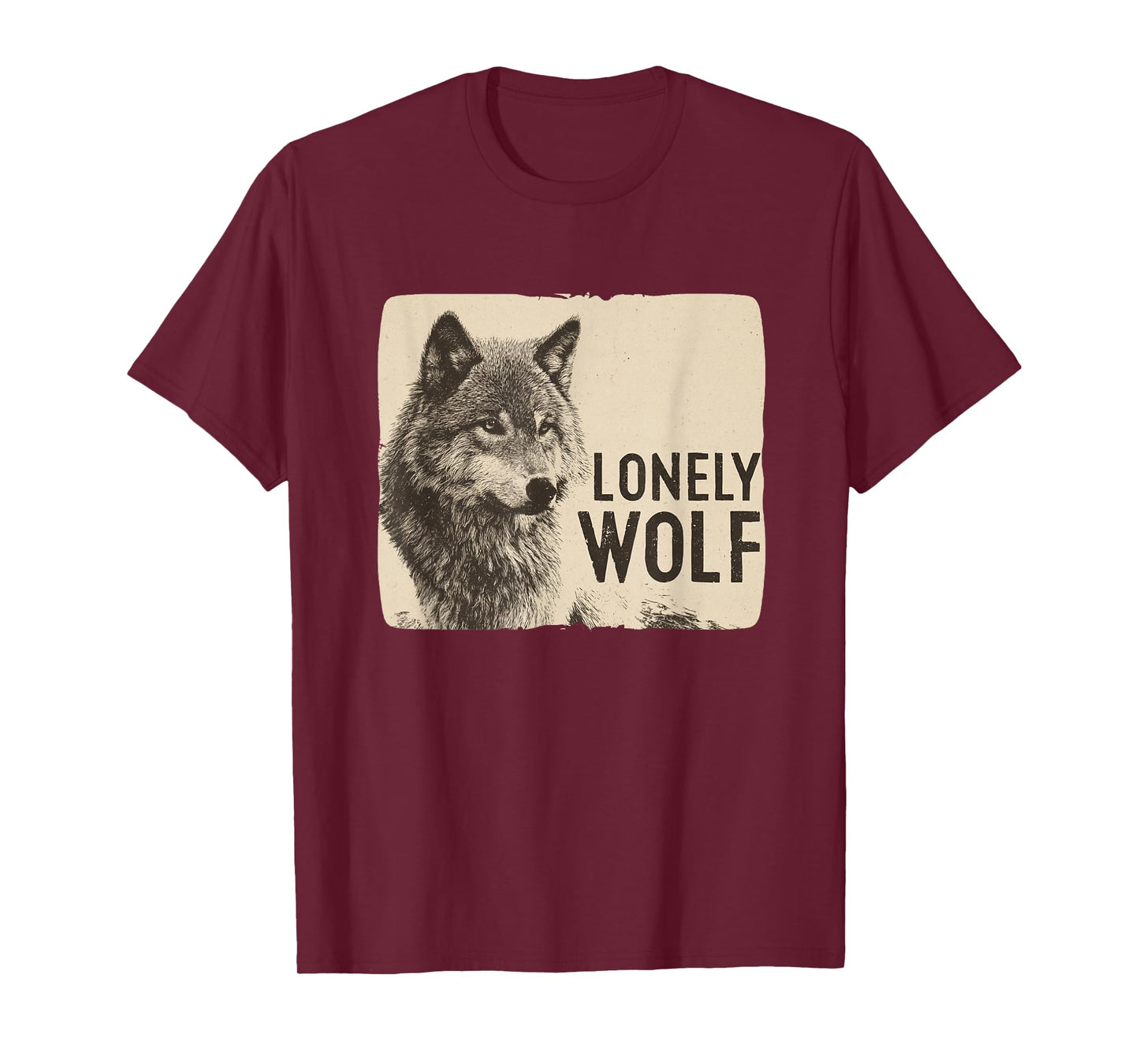 Nice Lonely Wolf Speech Costume T-Shirt