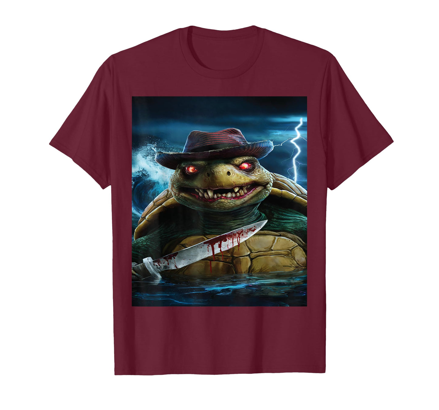 Creepy Scary Halloween Turtle T-Shirt